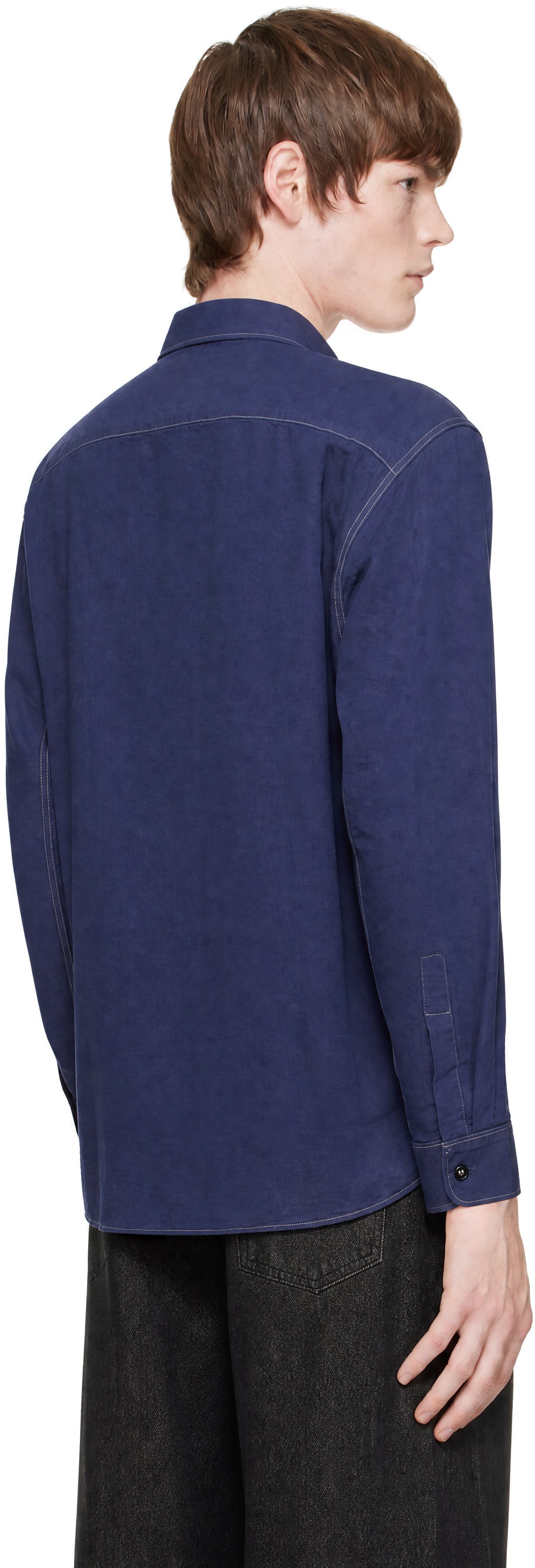 Studio Nicholson - Navy Louro Shirt