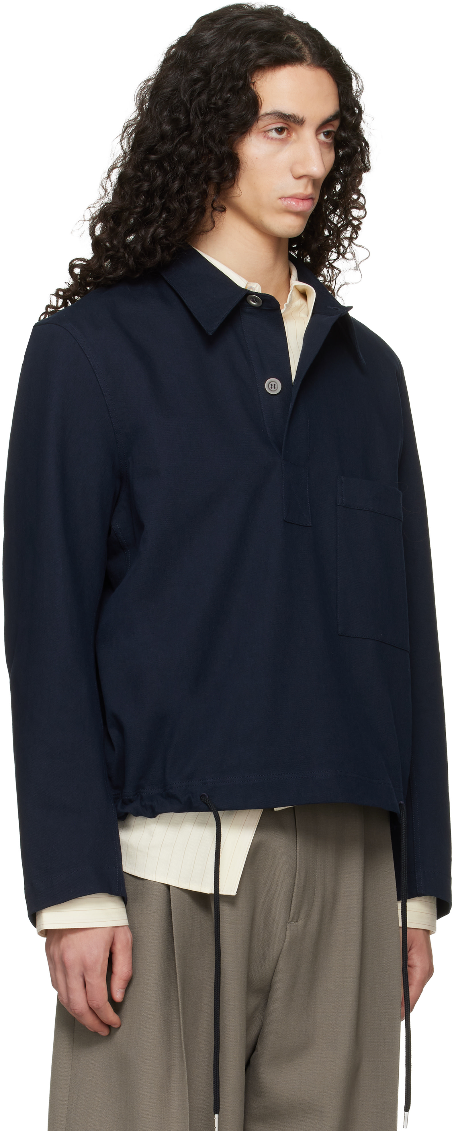 Studio Nicholson - Chemise Stowe indigo