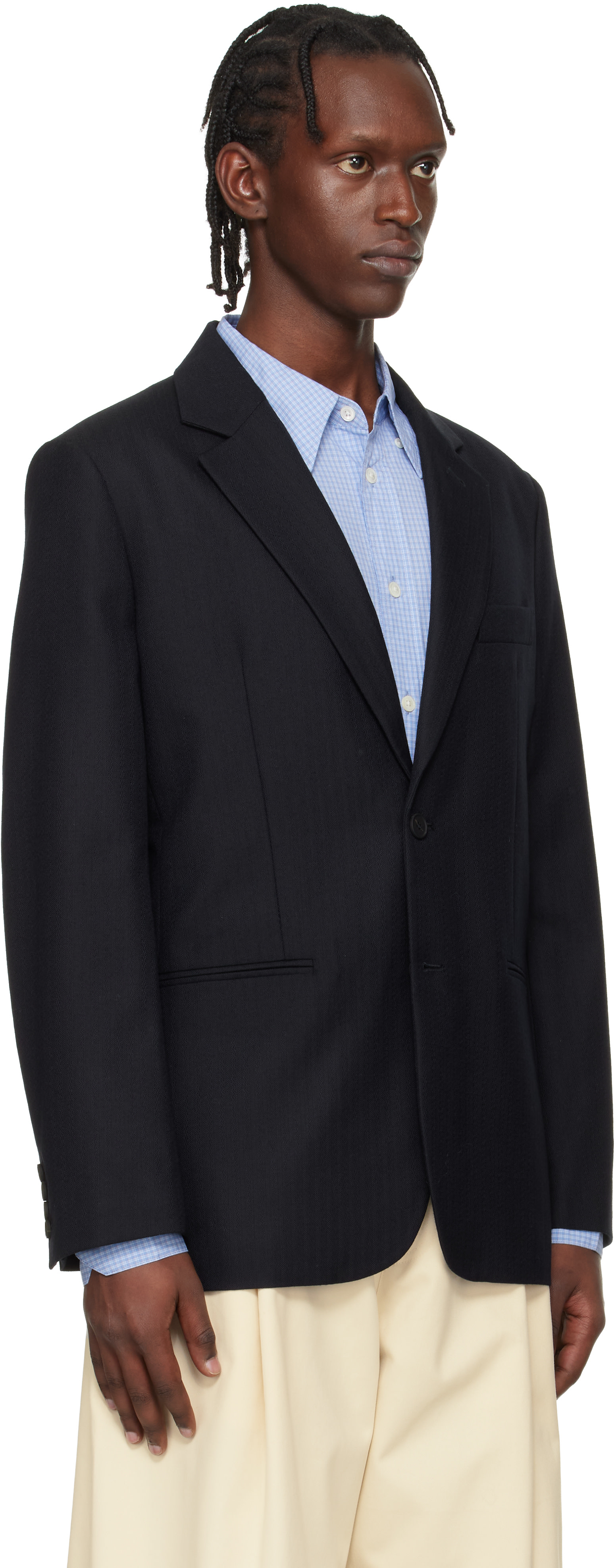 Studio Nicholson - Navy Aaron Levine Edition Burlington Blazer