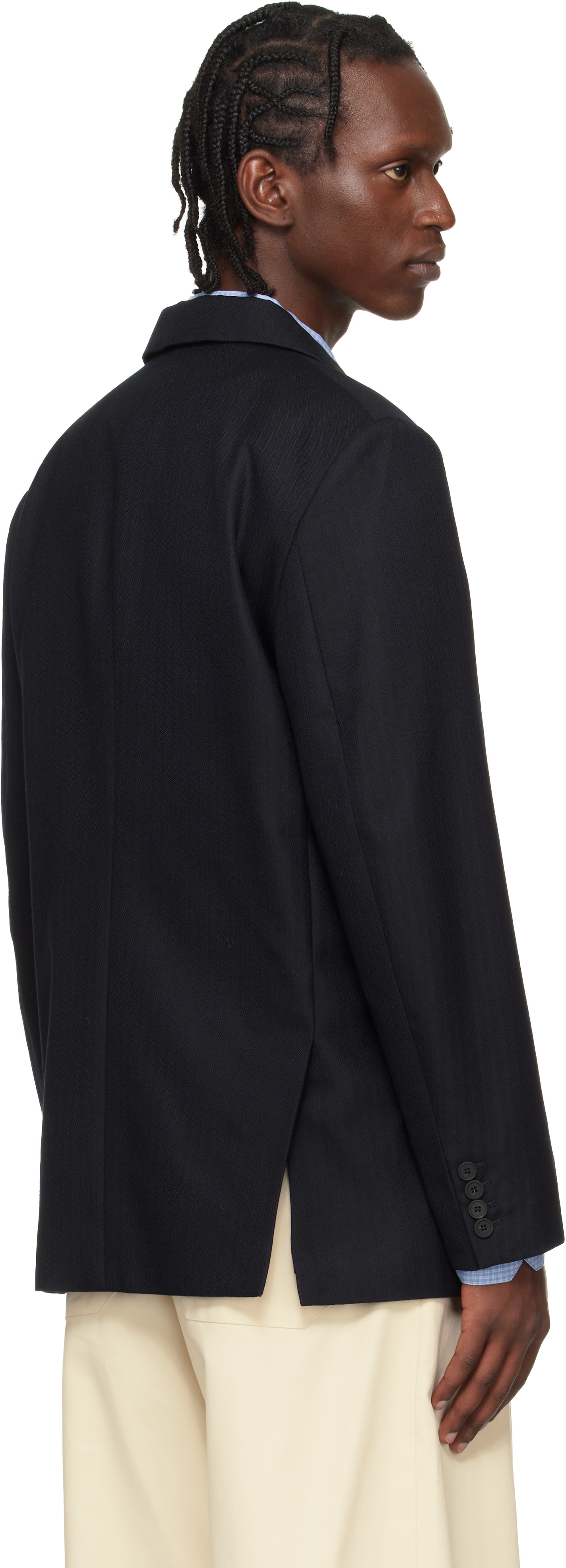 Studio Nicholson - Navy Aaron Levine Edition Burlington Blazer