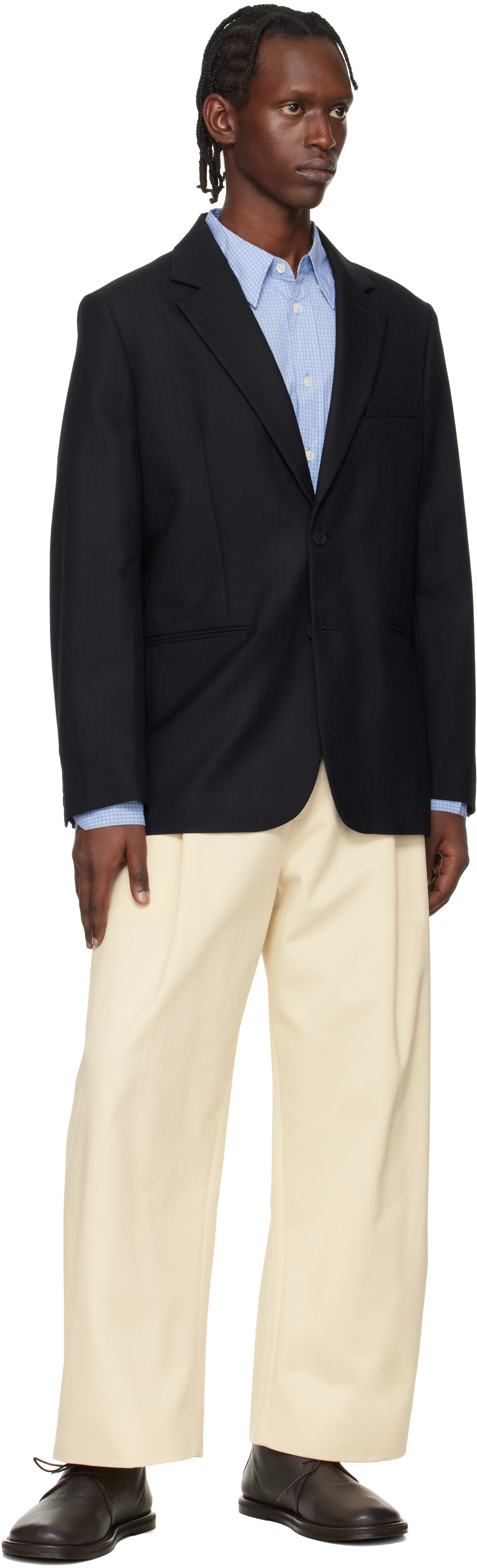 Studio Nicholson - Navy Aaron Levine Edition Burlington Blazer