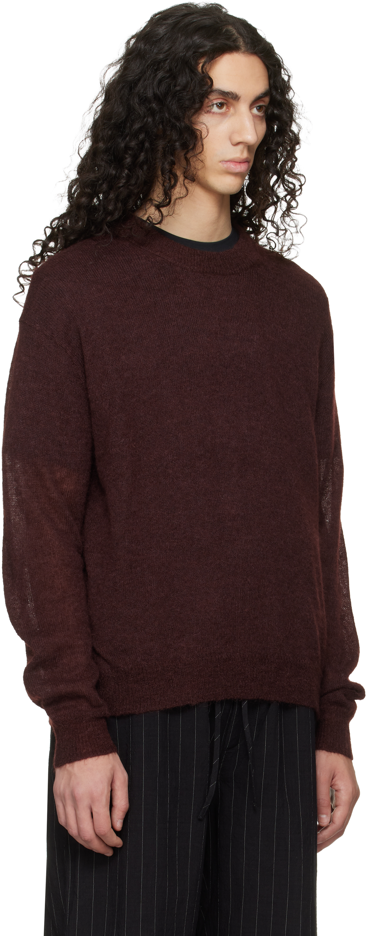 Studio Nicholson - Pull Gulf bourgogne