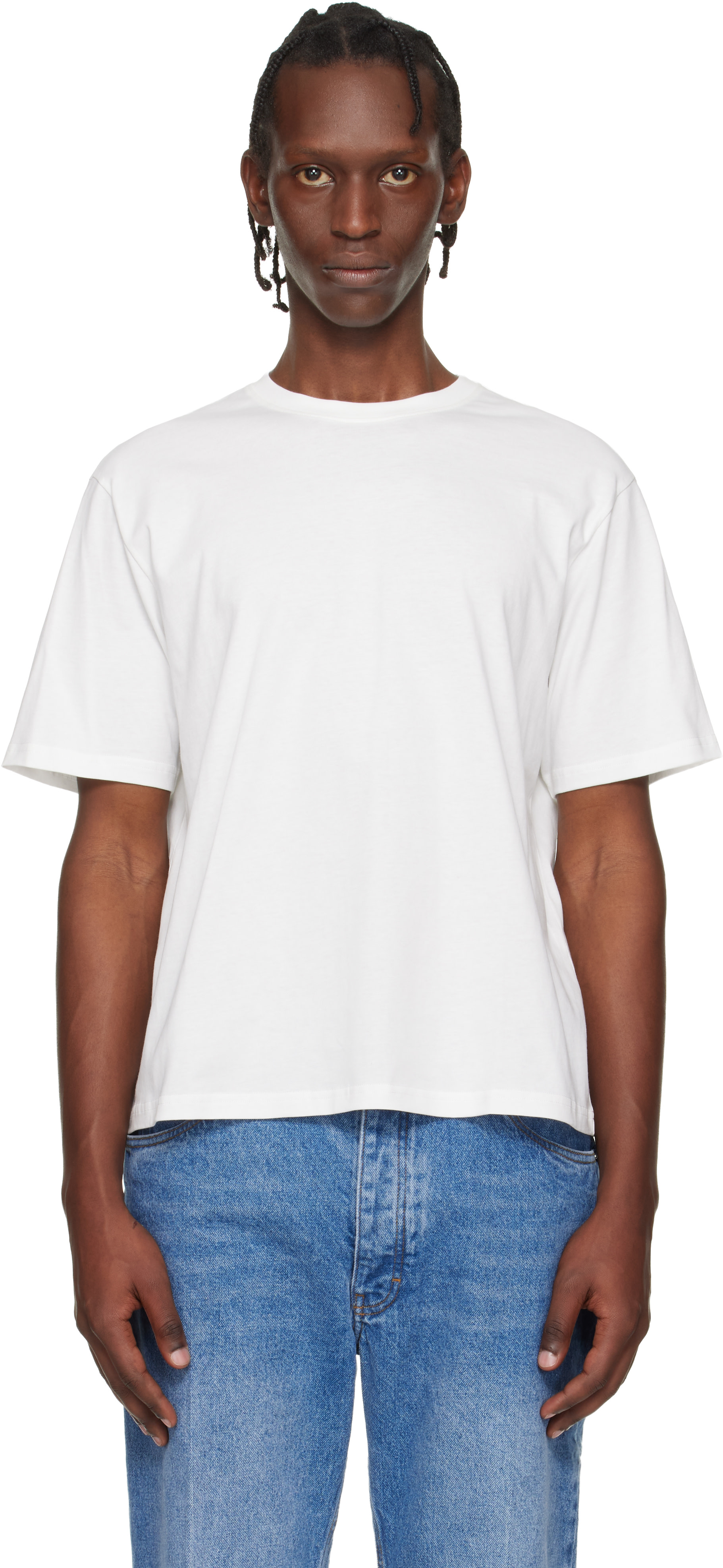 Studio Nicholson - T-shirt Bric blanc
