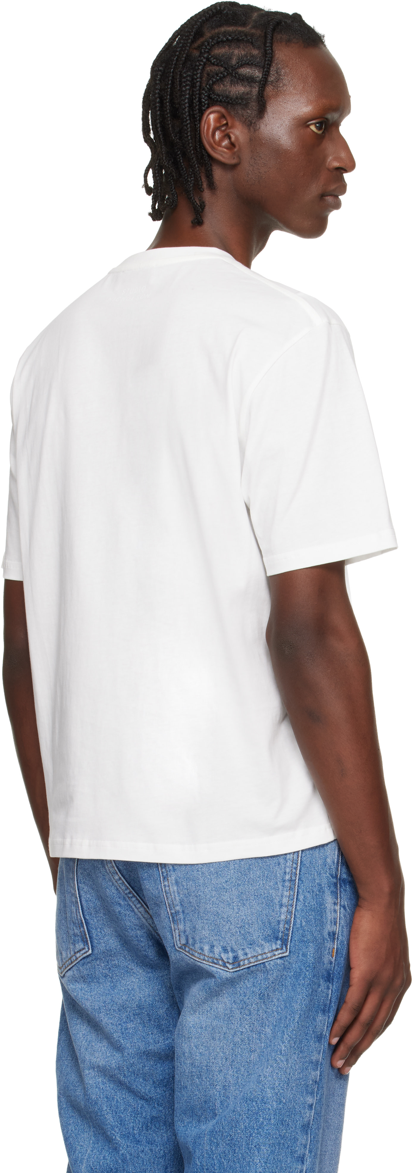 Studio Nicholson - T-shirt Bric blanc