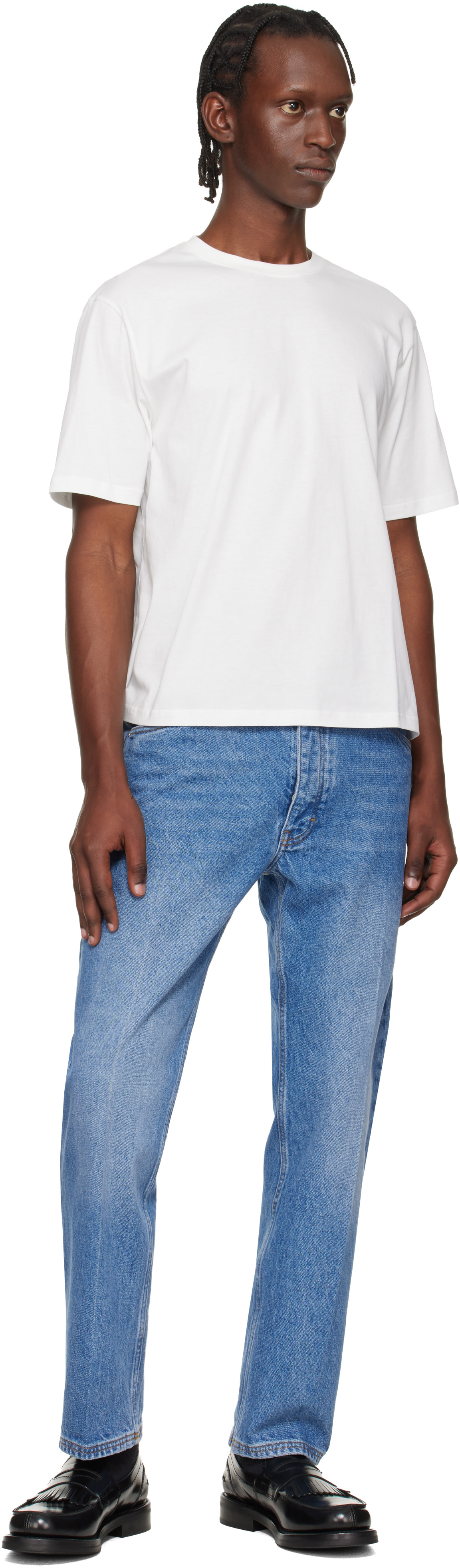 Studio Nicholson - T-shirt Bric blanc