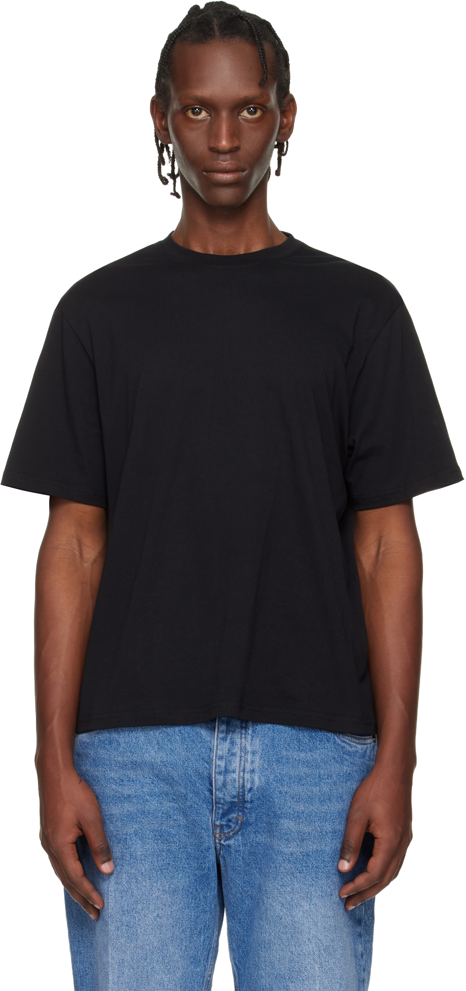 Studio Nicholson - T-shirt Bric noir