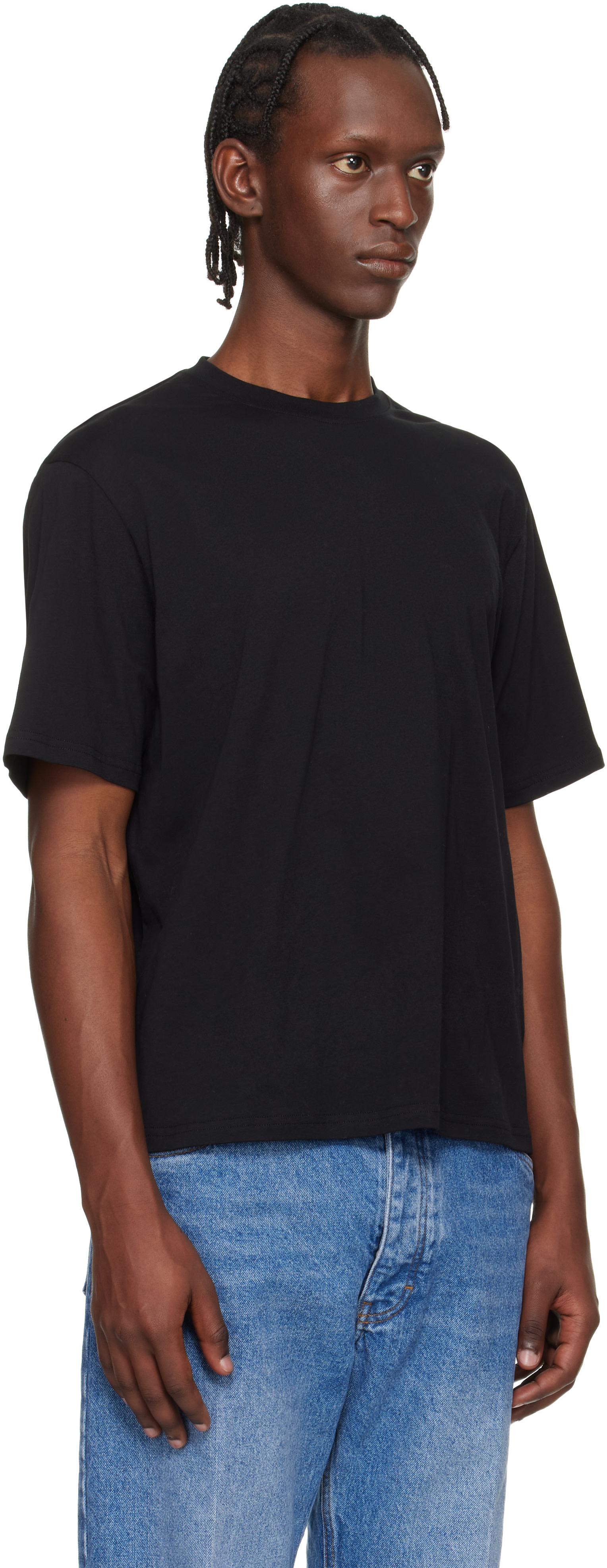 Studio Nicholson - T-shirt Bric noir