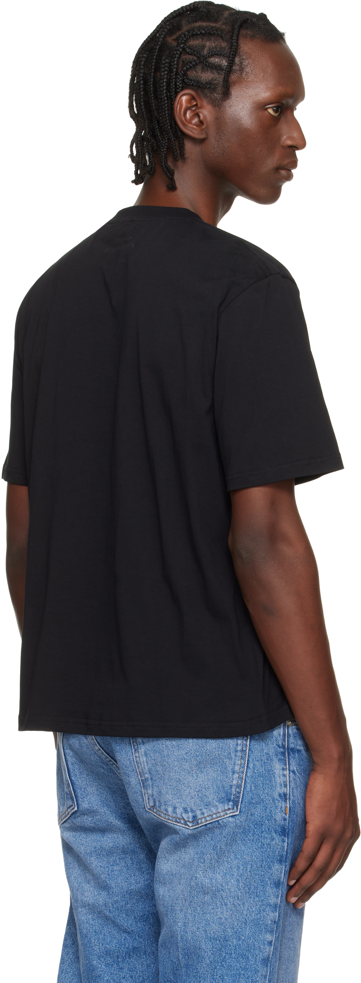 Studio Nicholson - T-shirt Bric noir