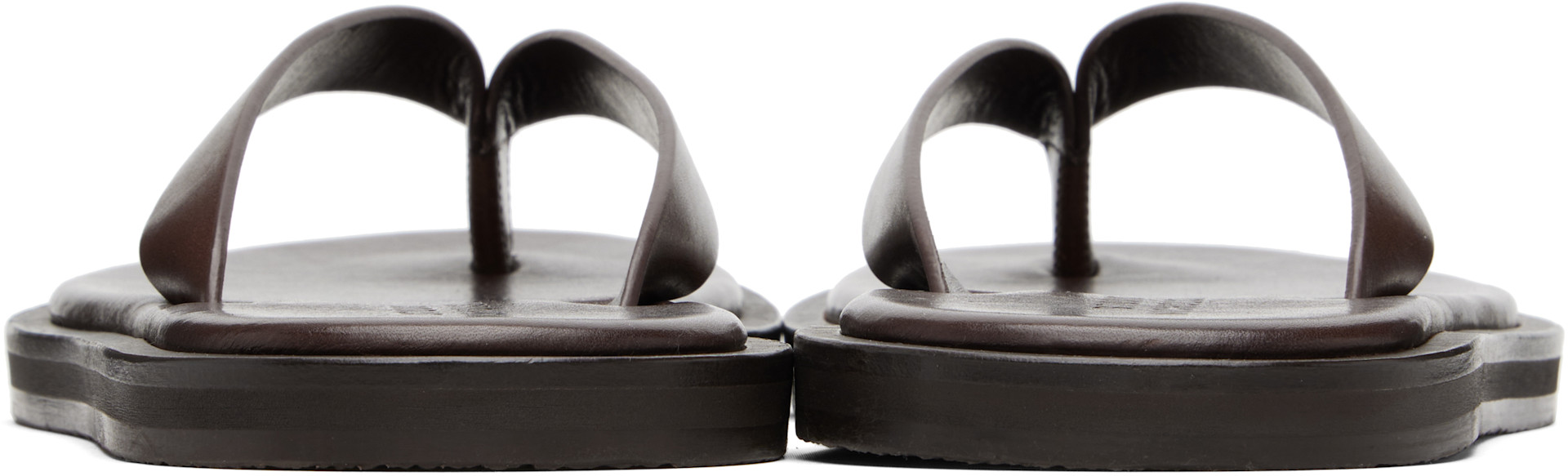 Studio Nicholson - Tongs Curren brunes