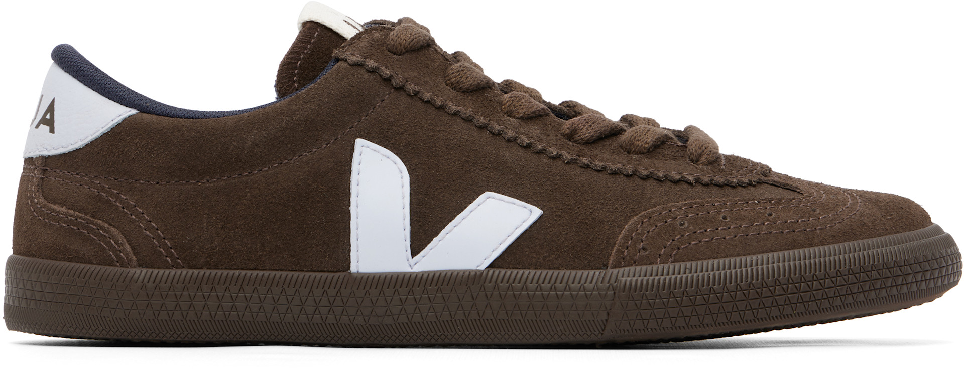 VEJA - Baskets Volley brunes en suède