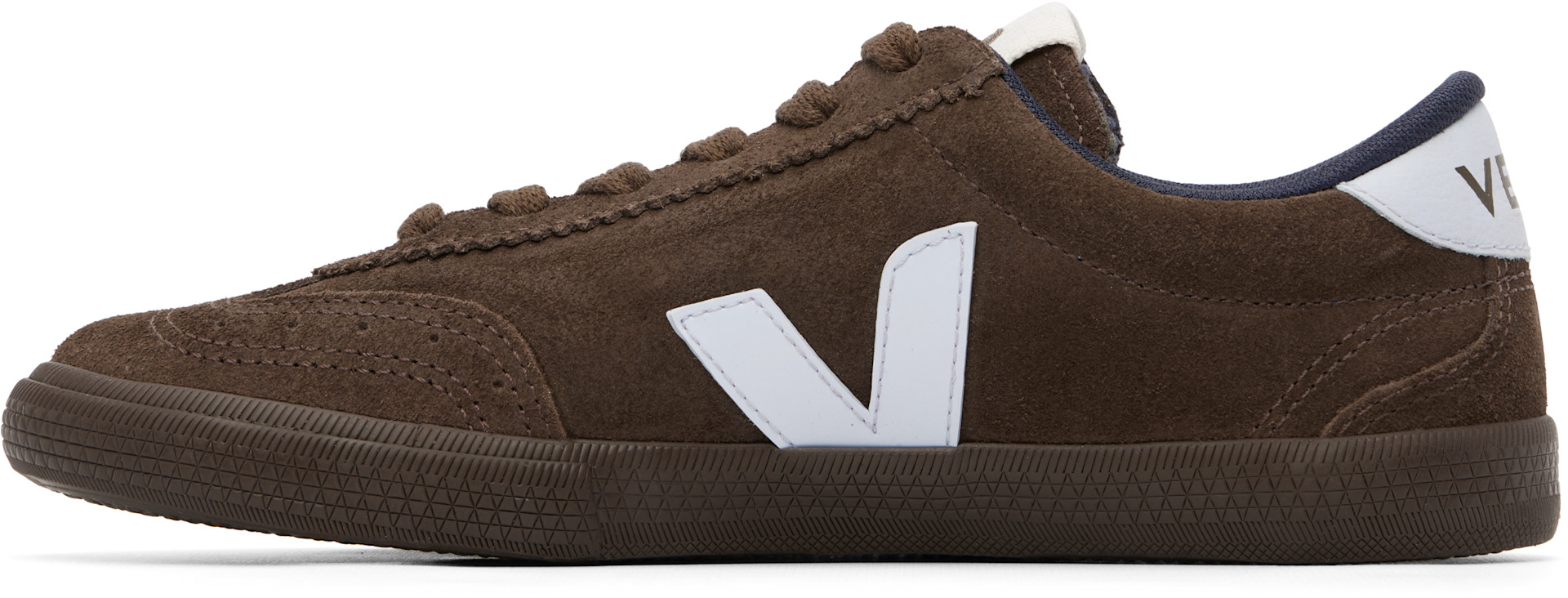VEJA - Baskets Volley brunes en suède