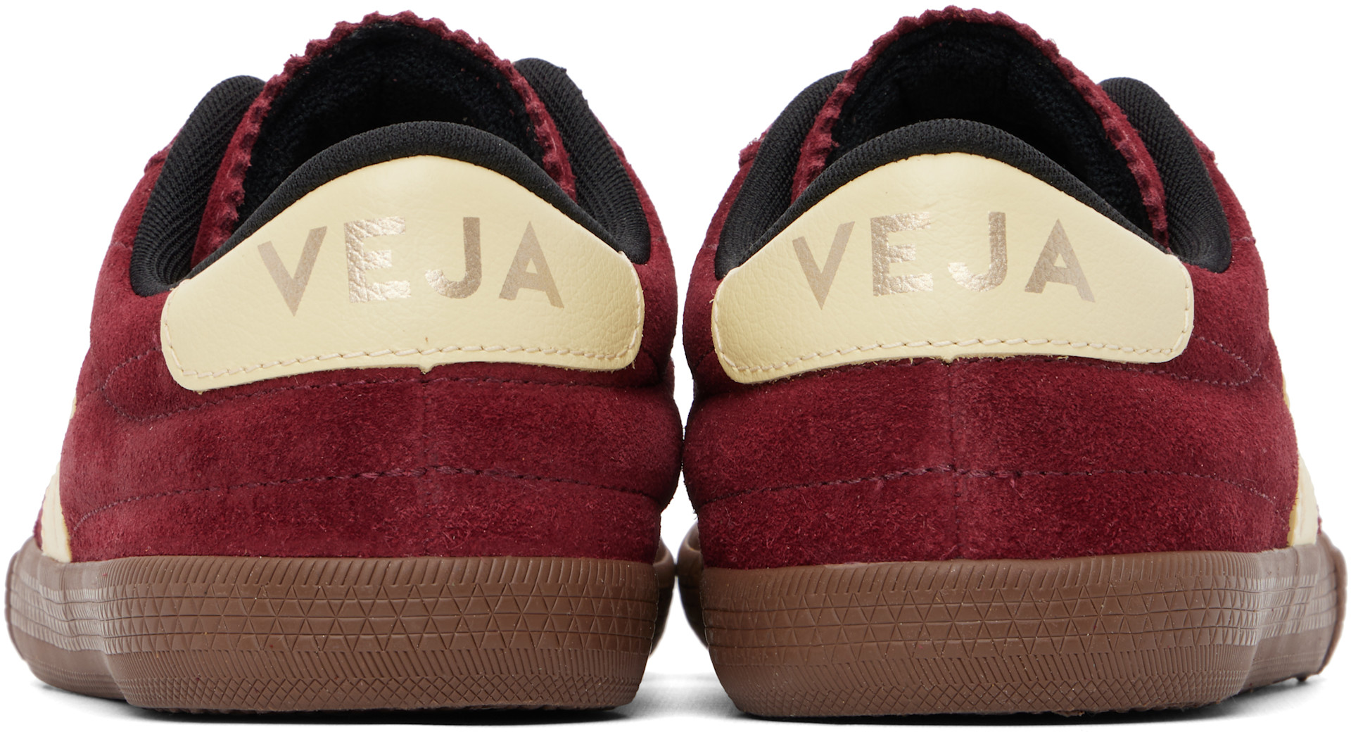 VEJA - Baskets Panenka rouge en suède
