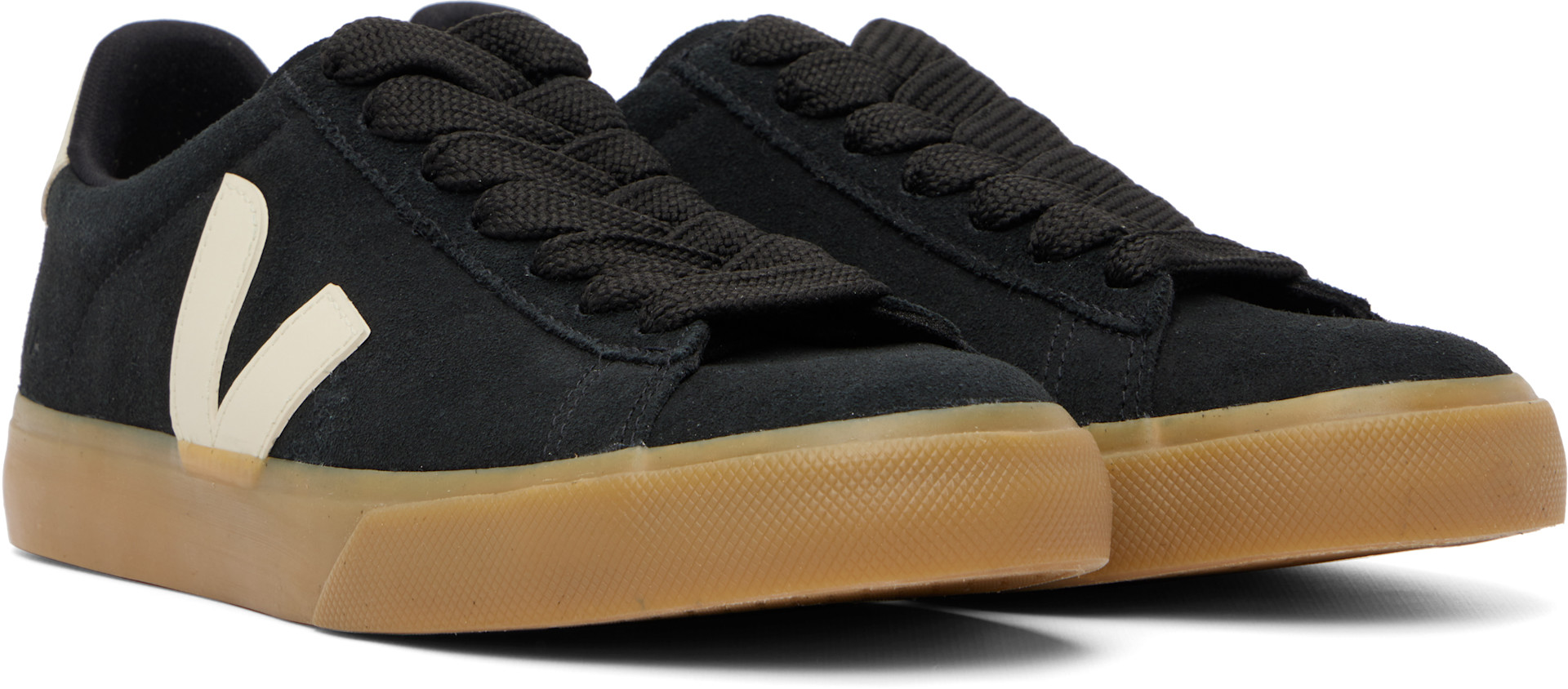 VEJA: ブラック Campo Bold スエード スニーカー | SSENSE 日本