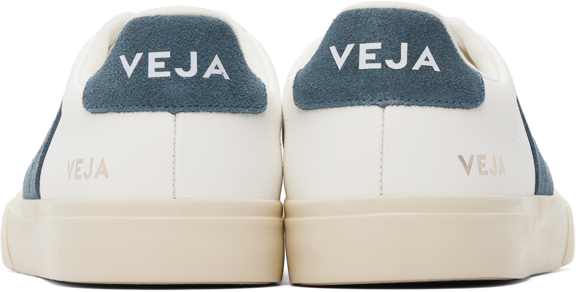 VEJA - White Campo Leather Sneakers