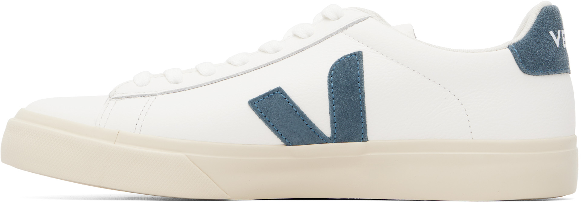 VEJA - White Campo Leather Sneakers