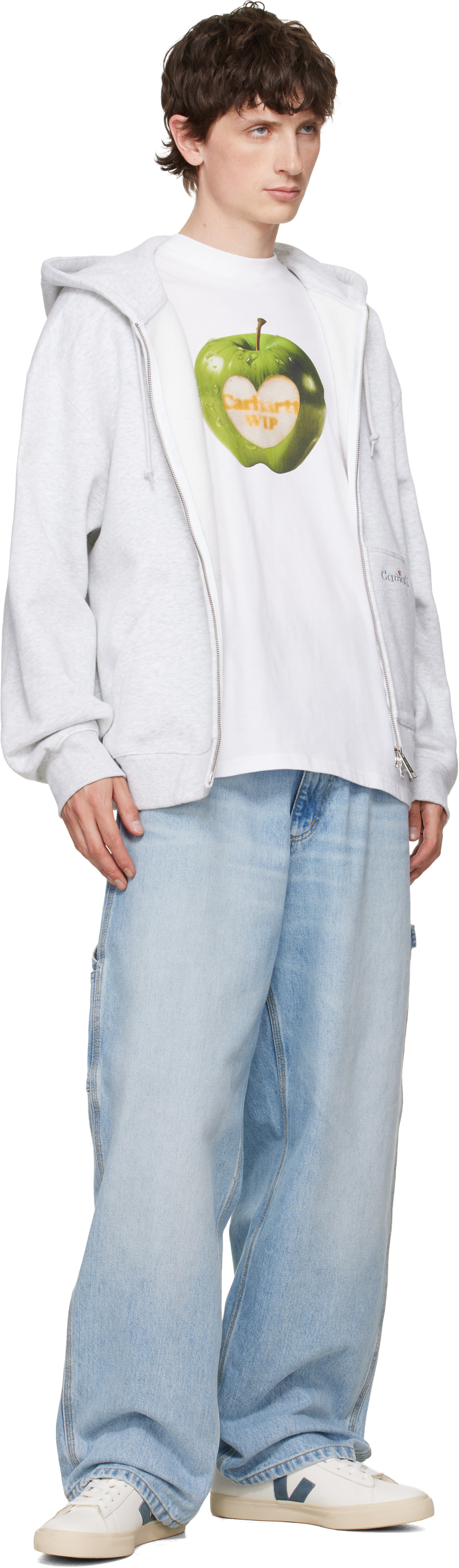 VEJA - White Campo Leather Sneakers