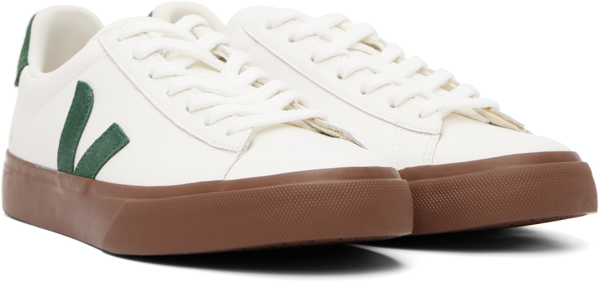 VEJA - Off-White Campo Leather Sneakers