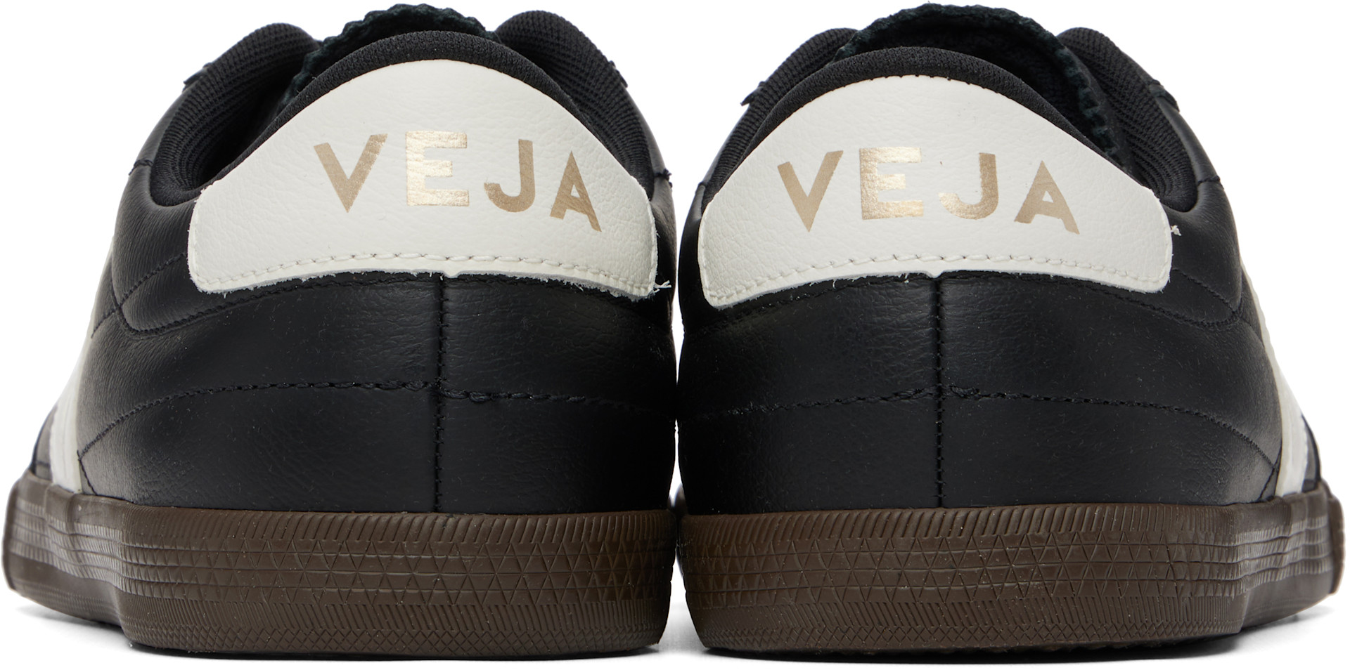 VEJA: Black Panenka Leather Sneakers | SSENSE
