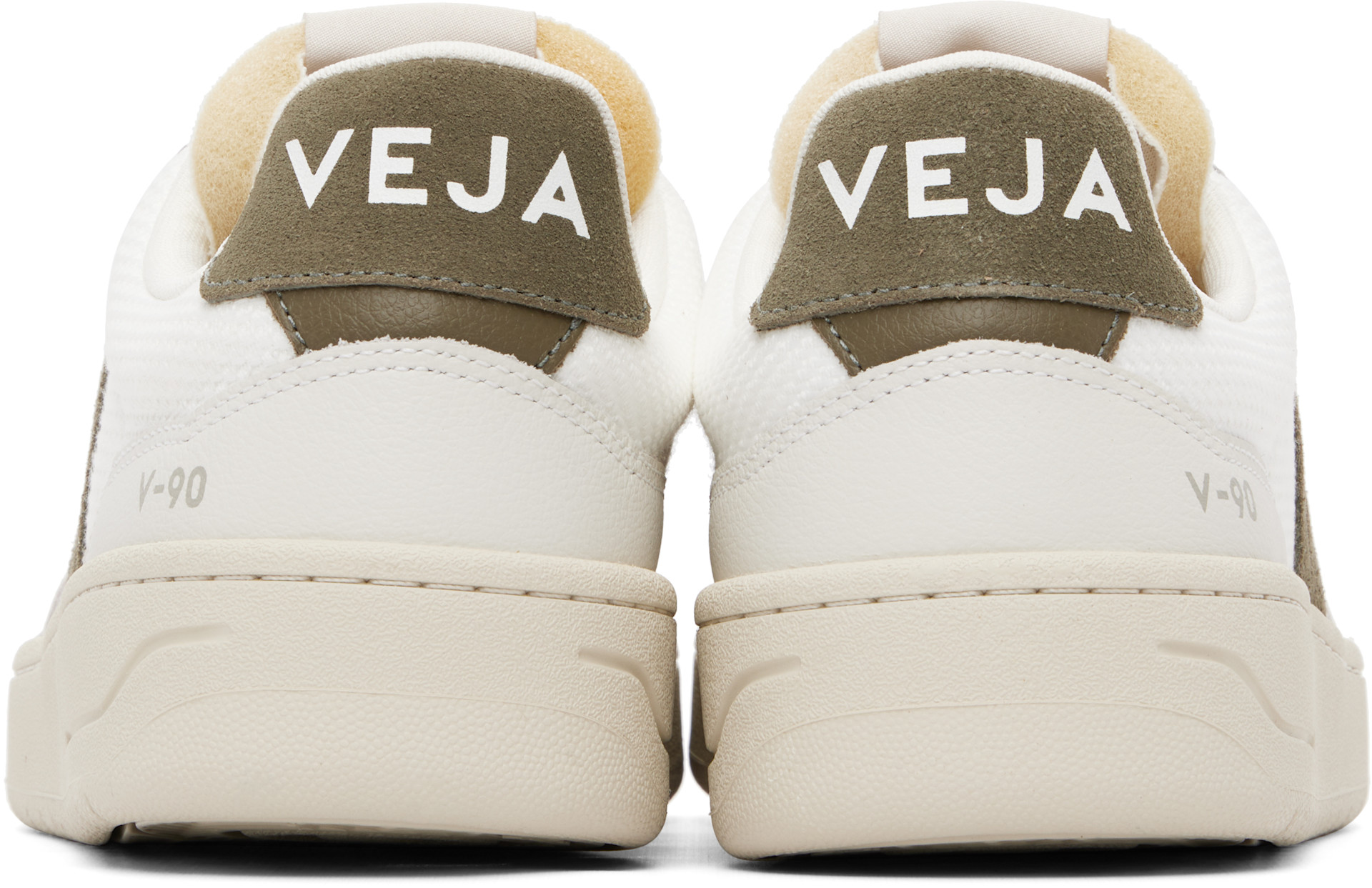 VEJA: White V-90 B-Mesh Sneakers | SSENSE