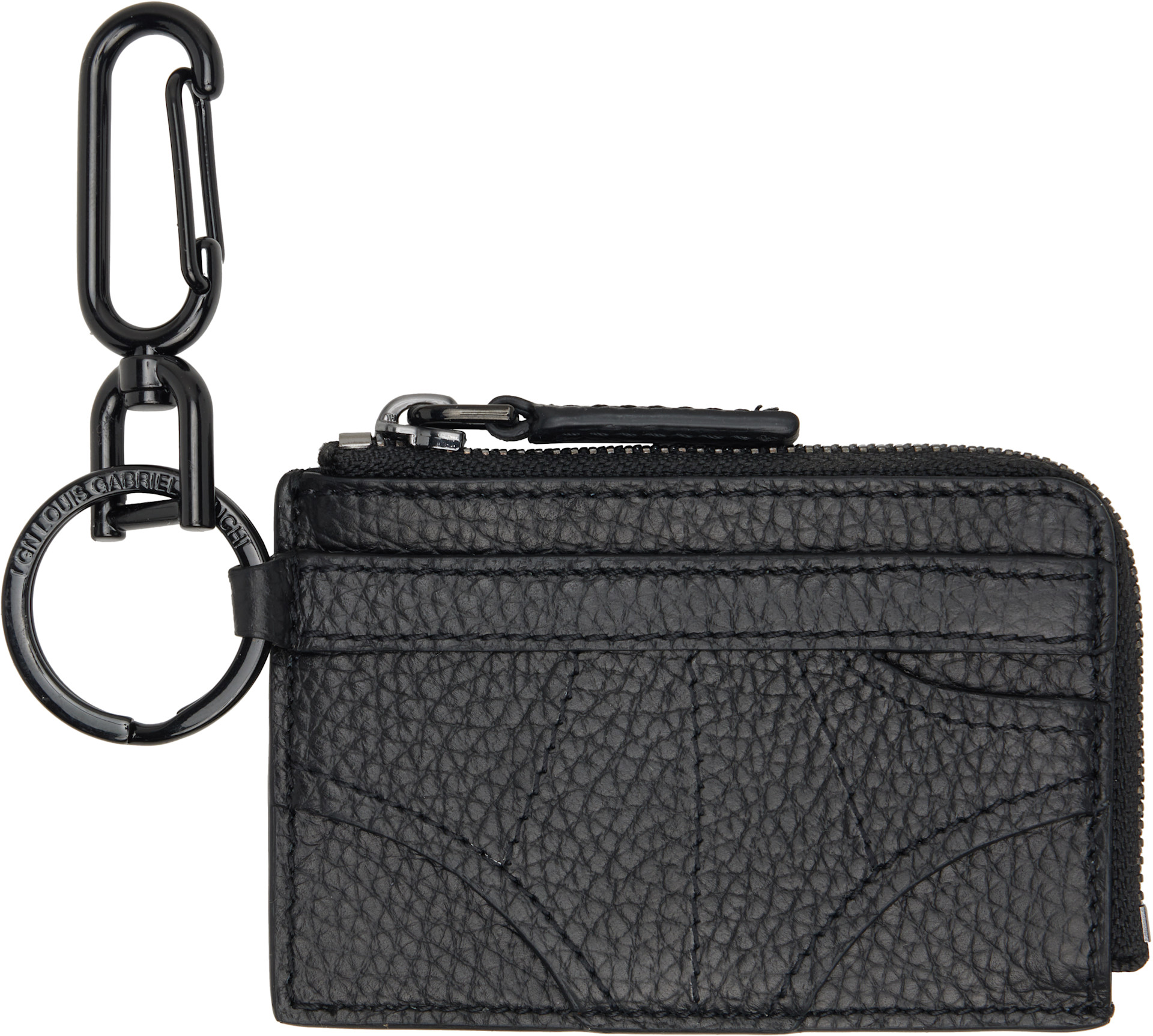 LGN Louis Gabriel Nouchi: Black Brief Card Holder | SSENSE