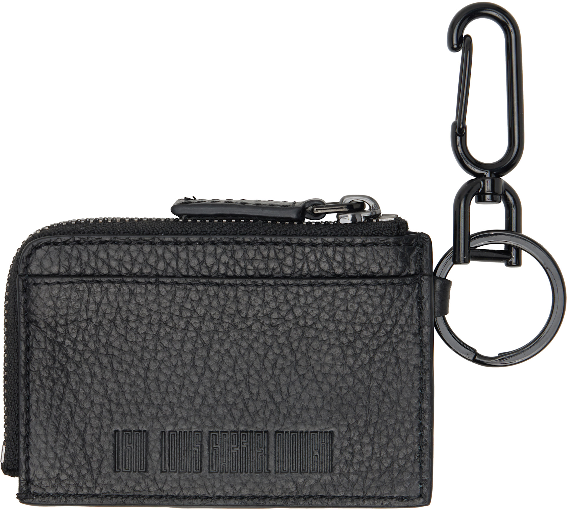 LGN Louis Gabriel Nouchi: Black Brief Card Holder | SSENSE