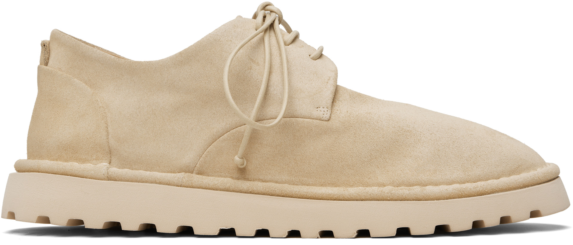 Marsèll Gomme - Beige Sancrispa Alta Pomice Leather Derbys