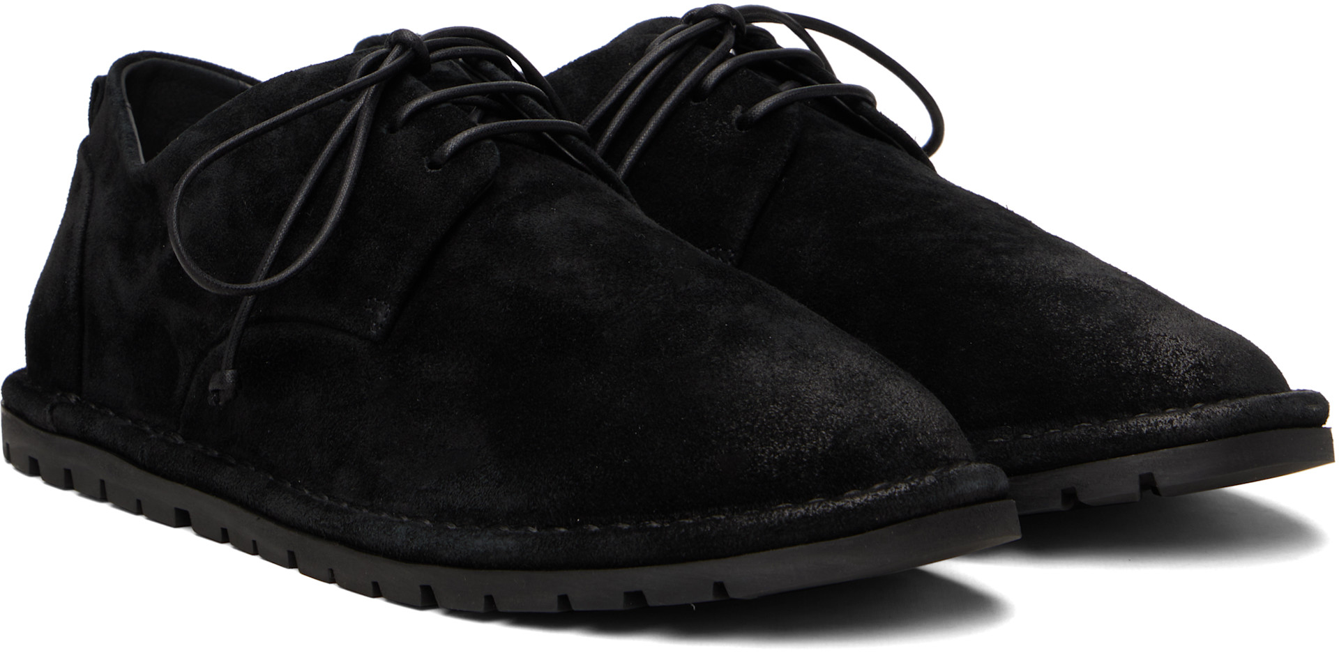Marsèll Gomme - Black Sancrispa Leather Derbys