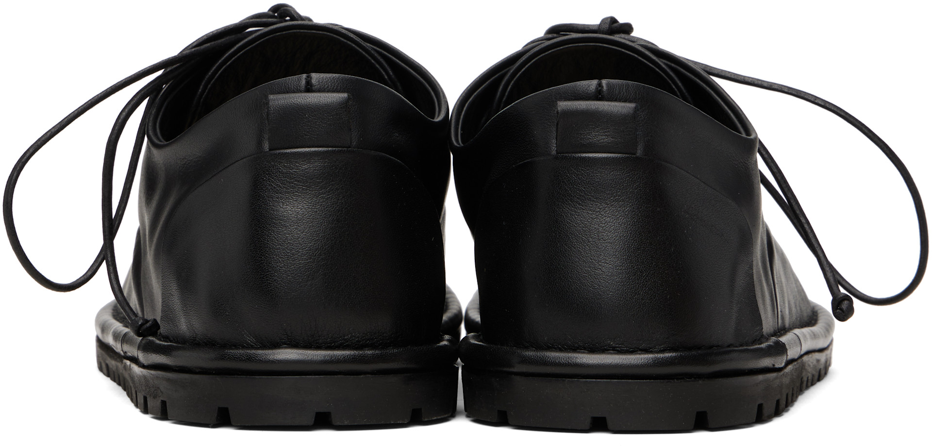 Marsèll Gomme - Black Sancrispa Leather Derbys