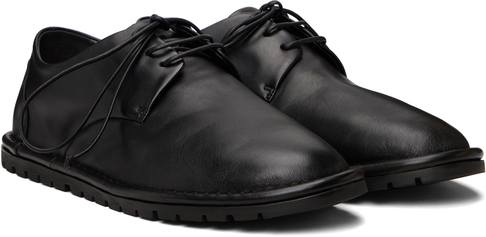 Marsèll Gomme - Black Sancrispa Leather Derbys