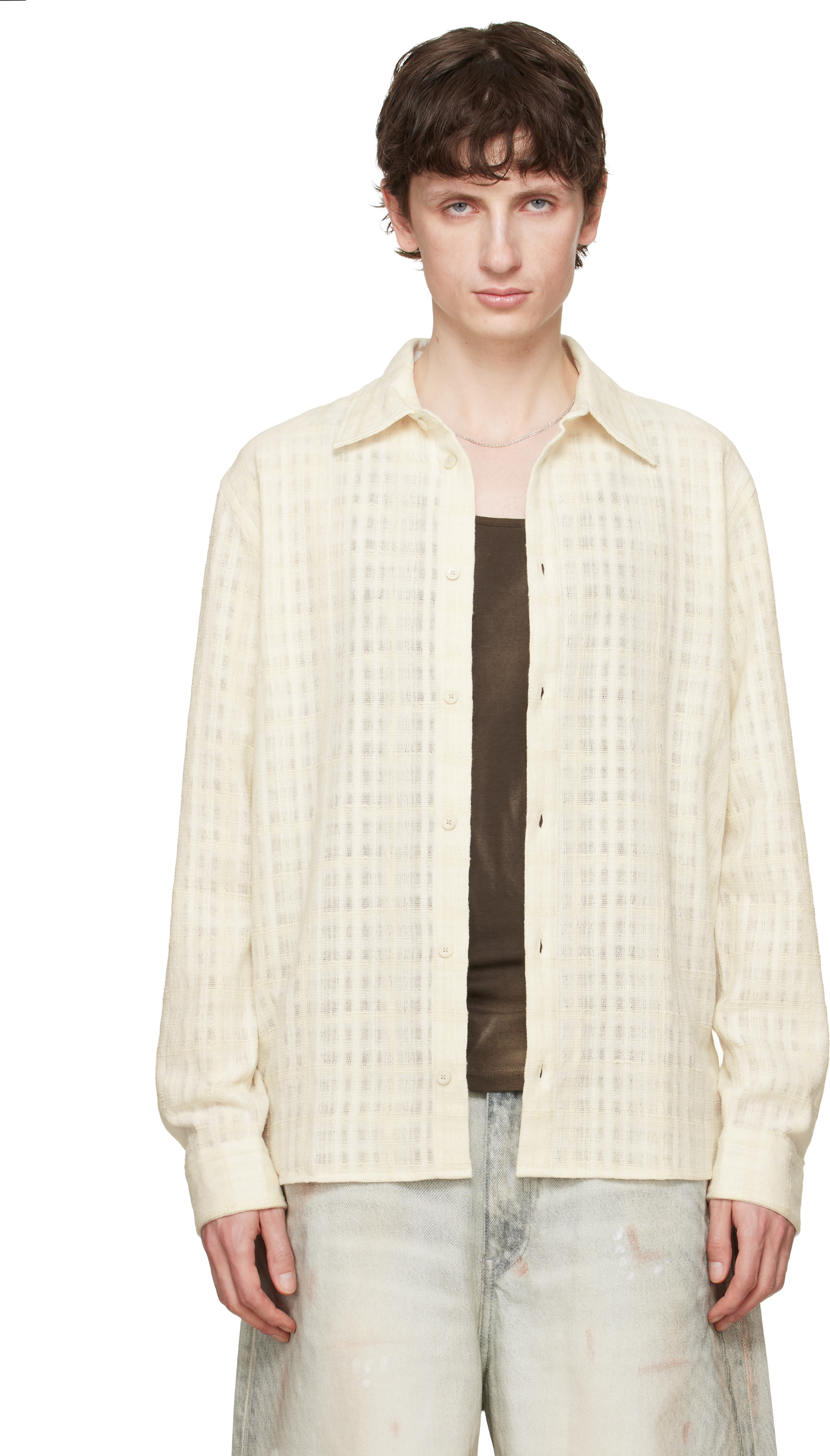 Won Hundred - Chemise Adriel blanc cassé