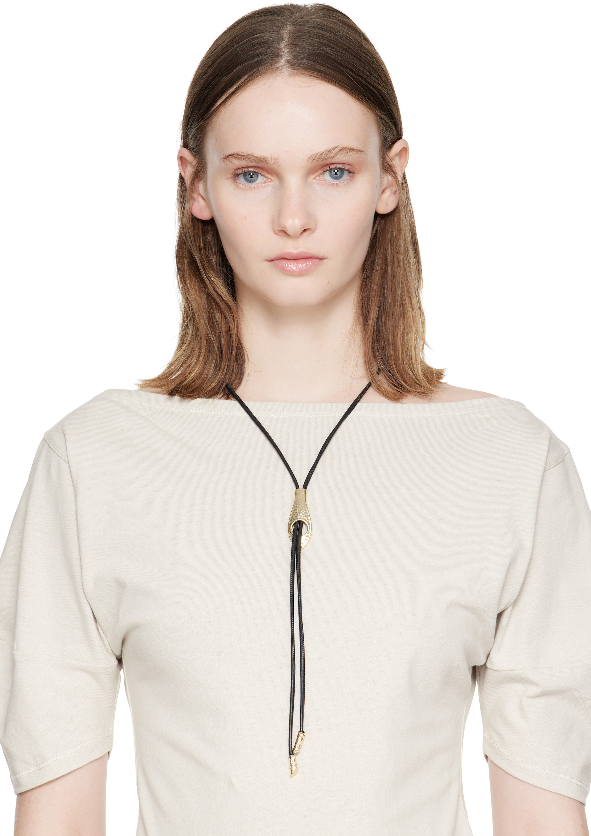 LEMAIRE: Snake ループタイ ネックレス | SSENSE 日本
