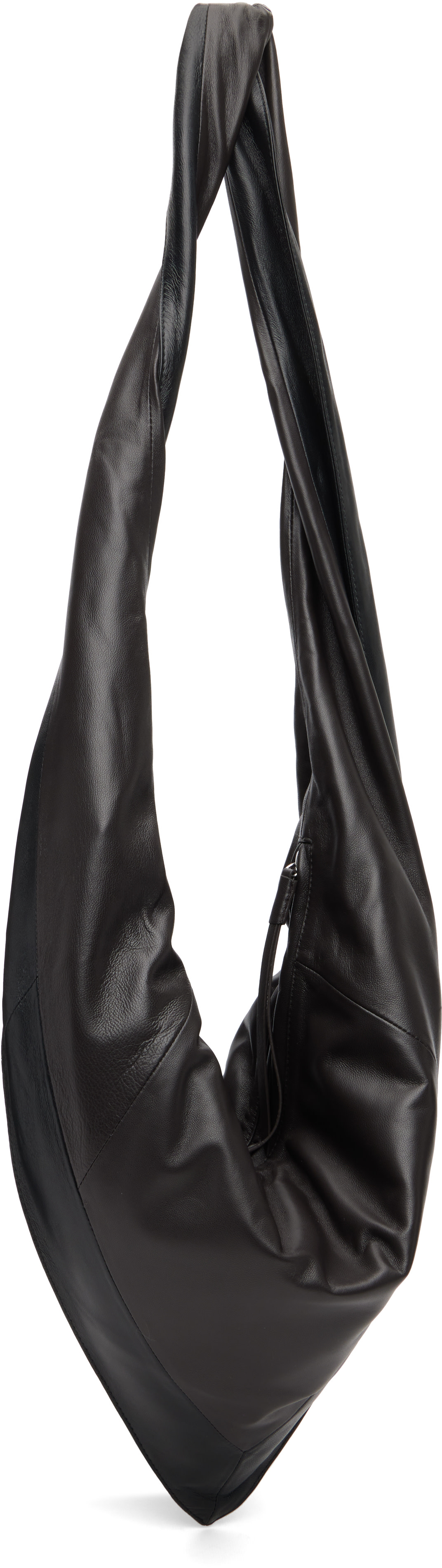 LEMAIRE: Black Small Scarf Extended Handle Bag | SSENSE