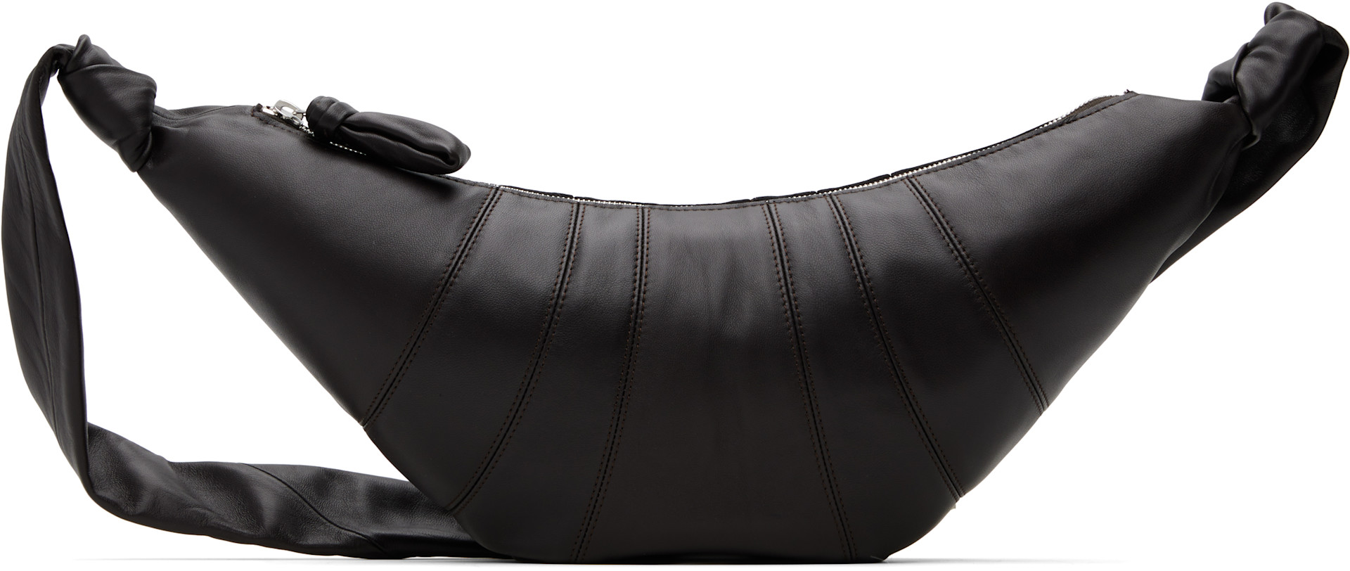 LEMAIRE: Brown Medium Croissant Bag | SSENSE