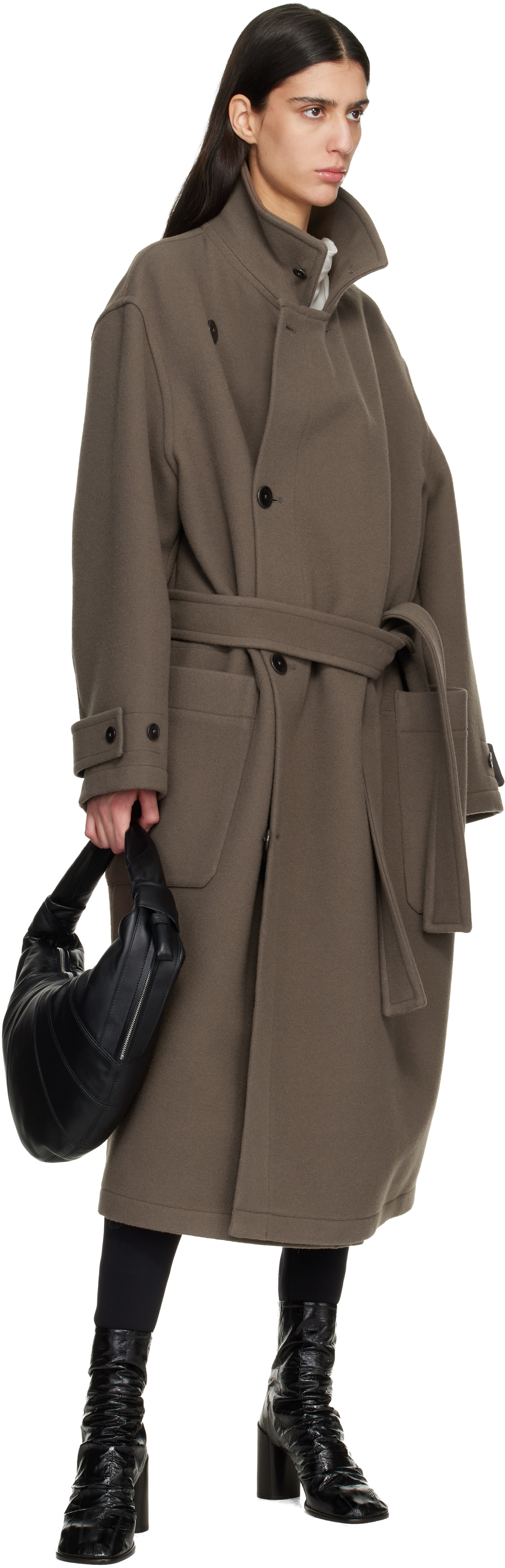 LEMAIRE - Sac Fortune Croissant noir