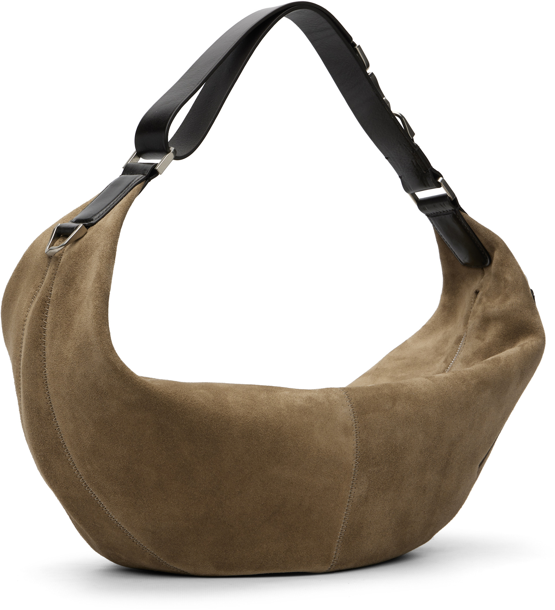 LEMAIRE: Taupe Quiver Clip Bag | SSENSE