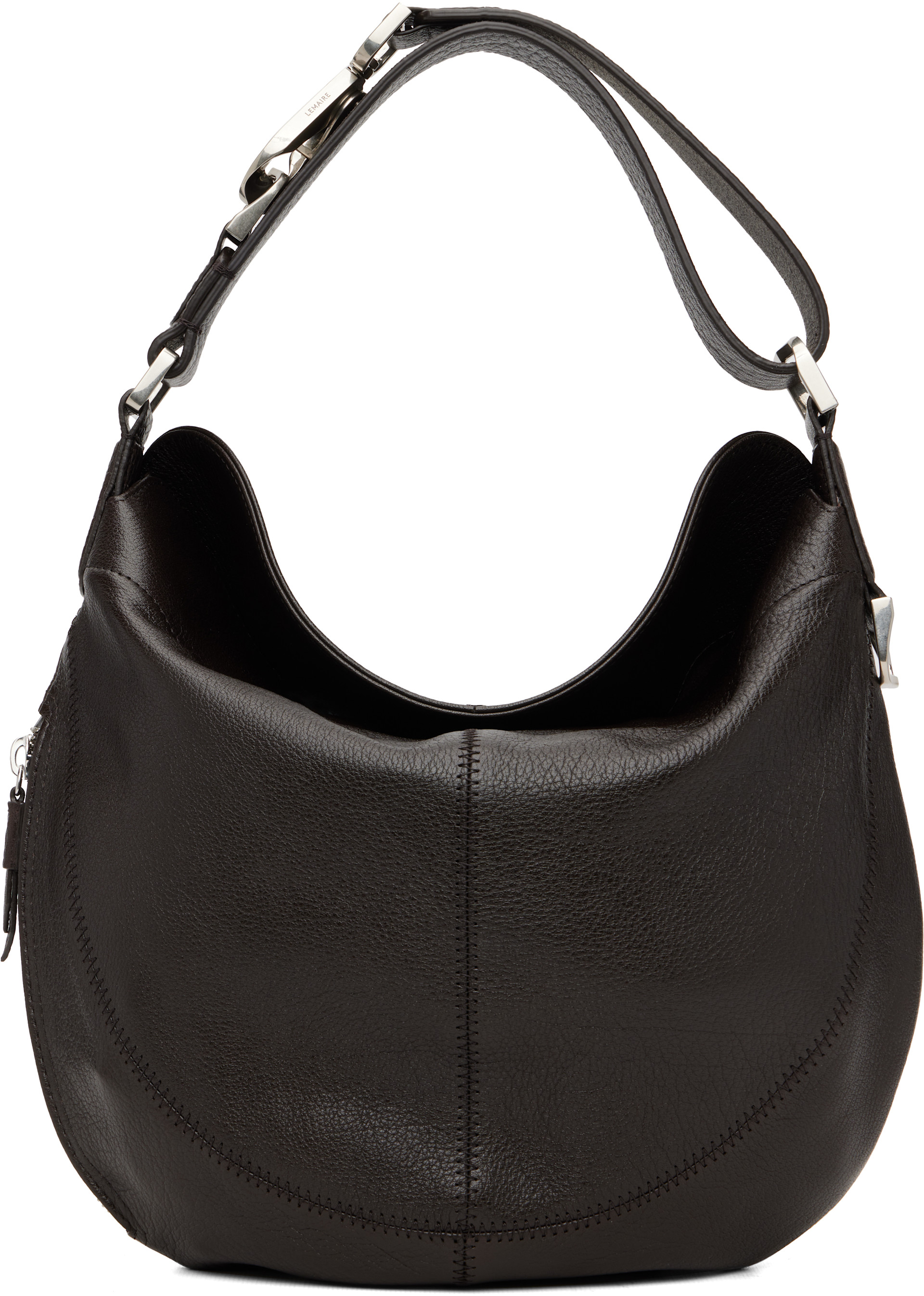 LEMAIRE - Sac Quiver Clip brun