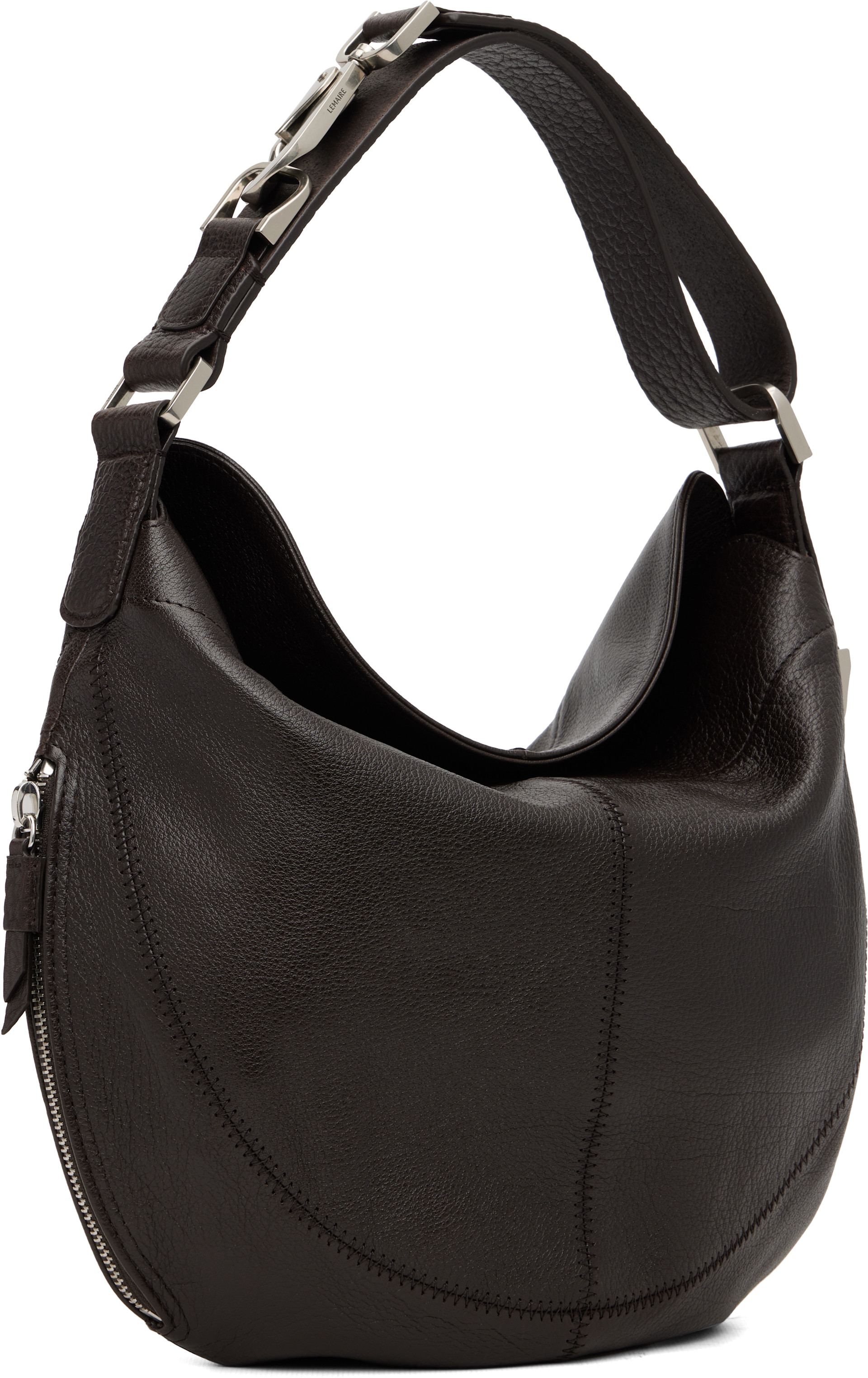 LEMAIRE - Sac Quiver Clip brun