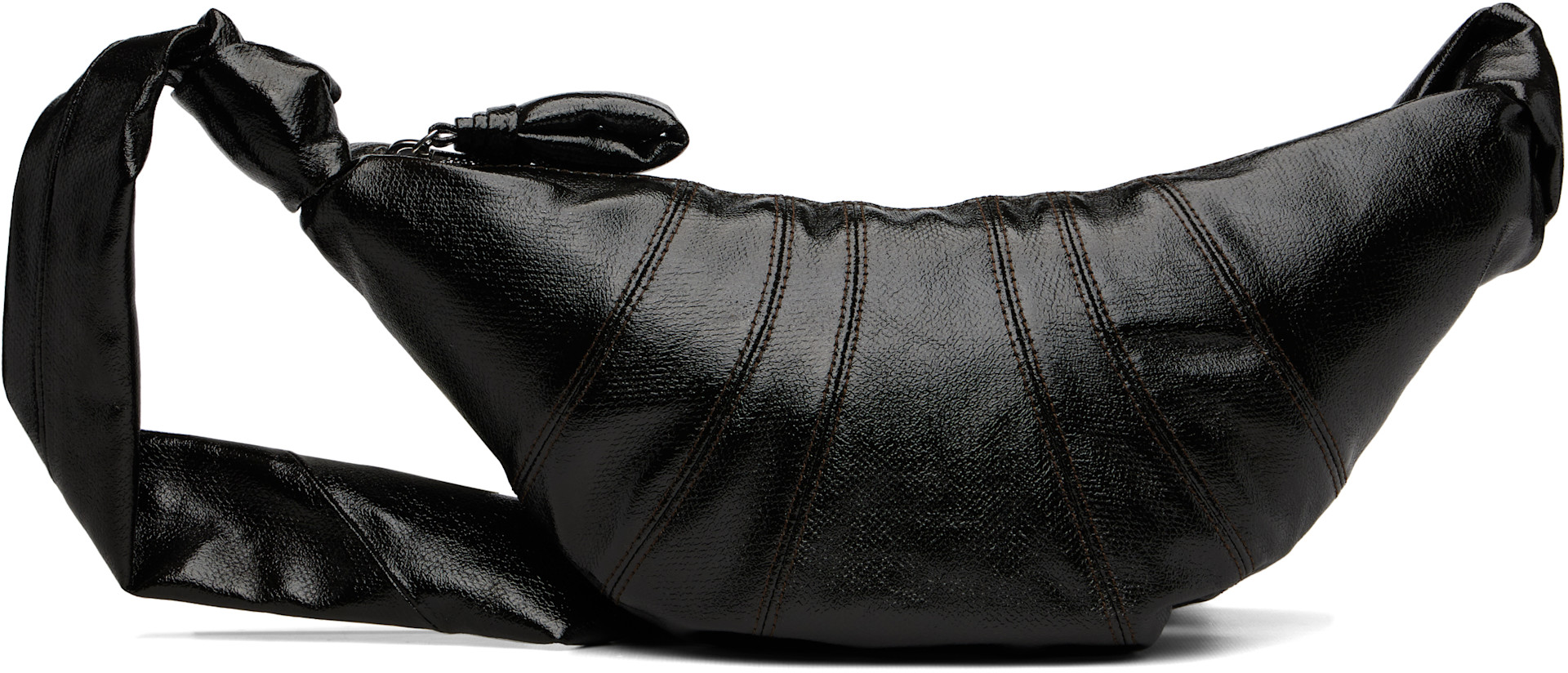 LEMAIRE - Petit sac Croissant brun