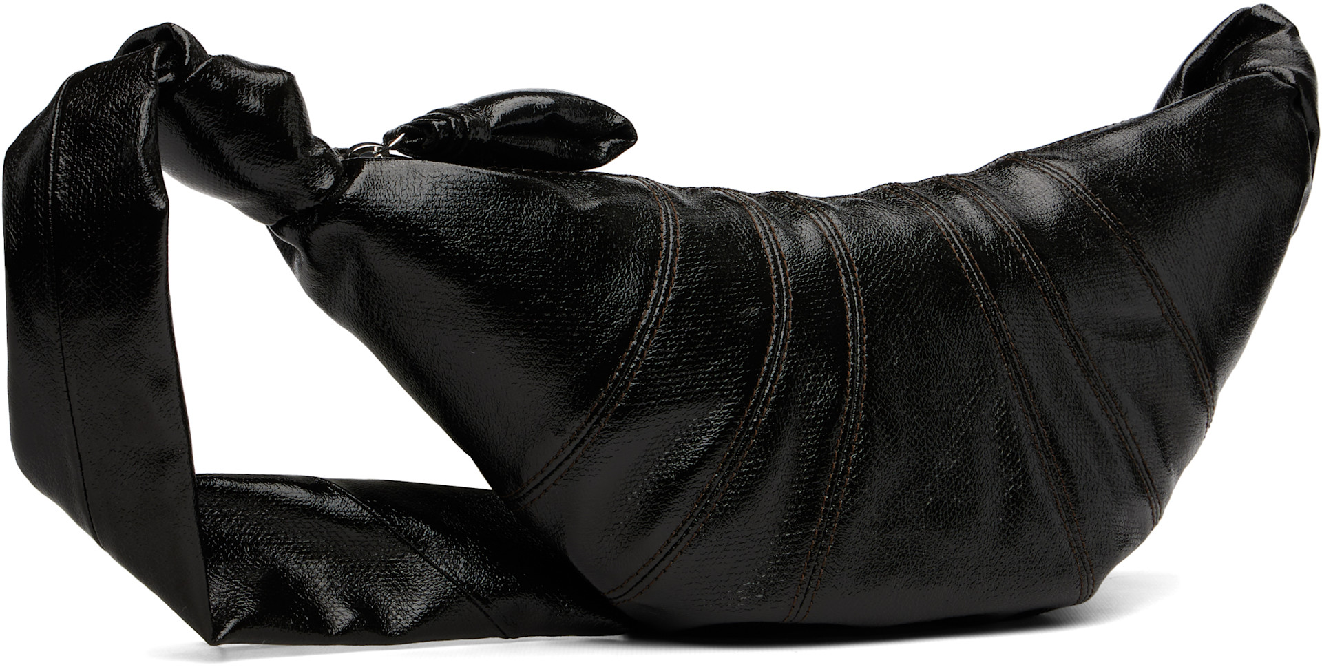 LEMAIRE: Brown Small Croissant Bag | SSENSE Canada