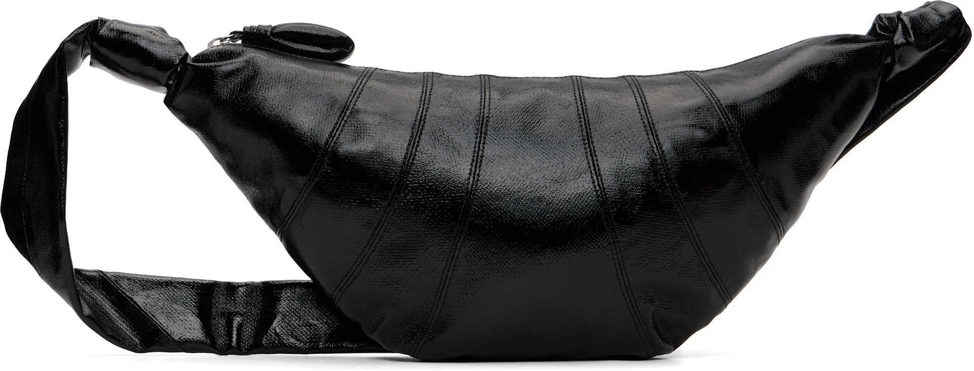 LEMAIRE: Black Medium Croissant Bag | SSENSE