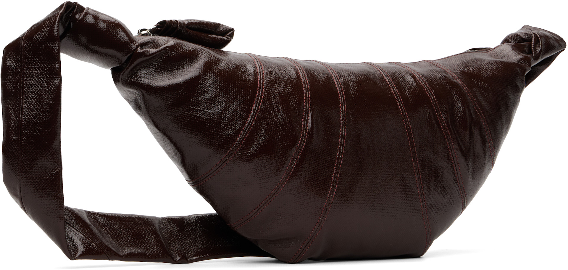 LEMAIRE: Brown Medium Croissant Bag | SSENSE