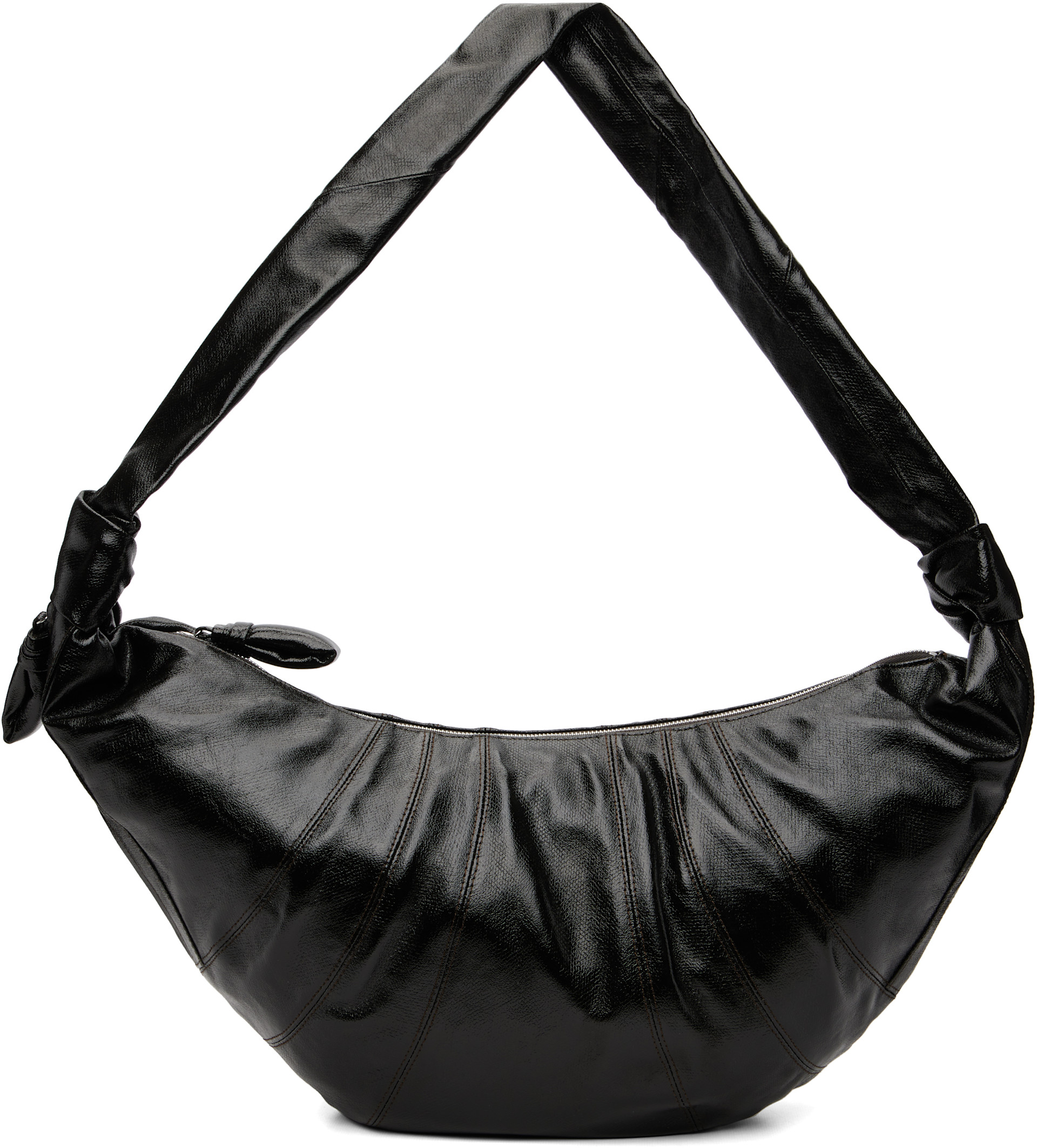LEMAIRE: Brown Large Croissant Bag | SSENSE Canada
