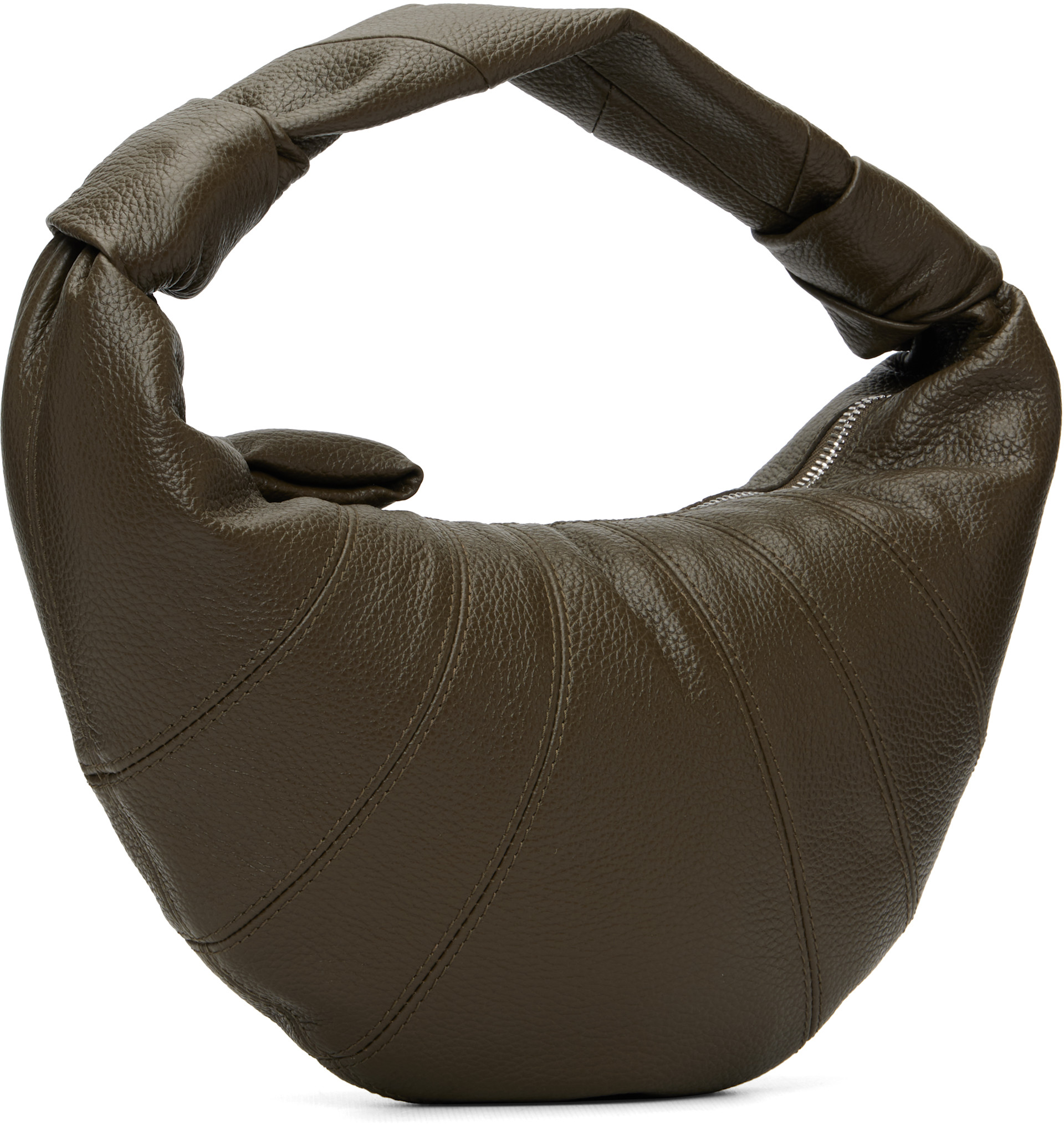 LEMAIRE: Khaki Mini Fortune Croissant Bag | SSENSE