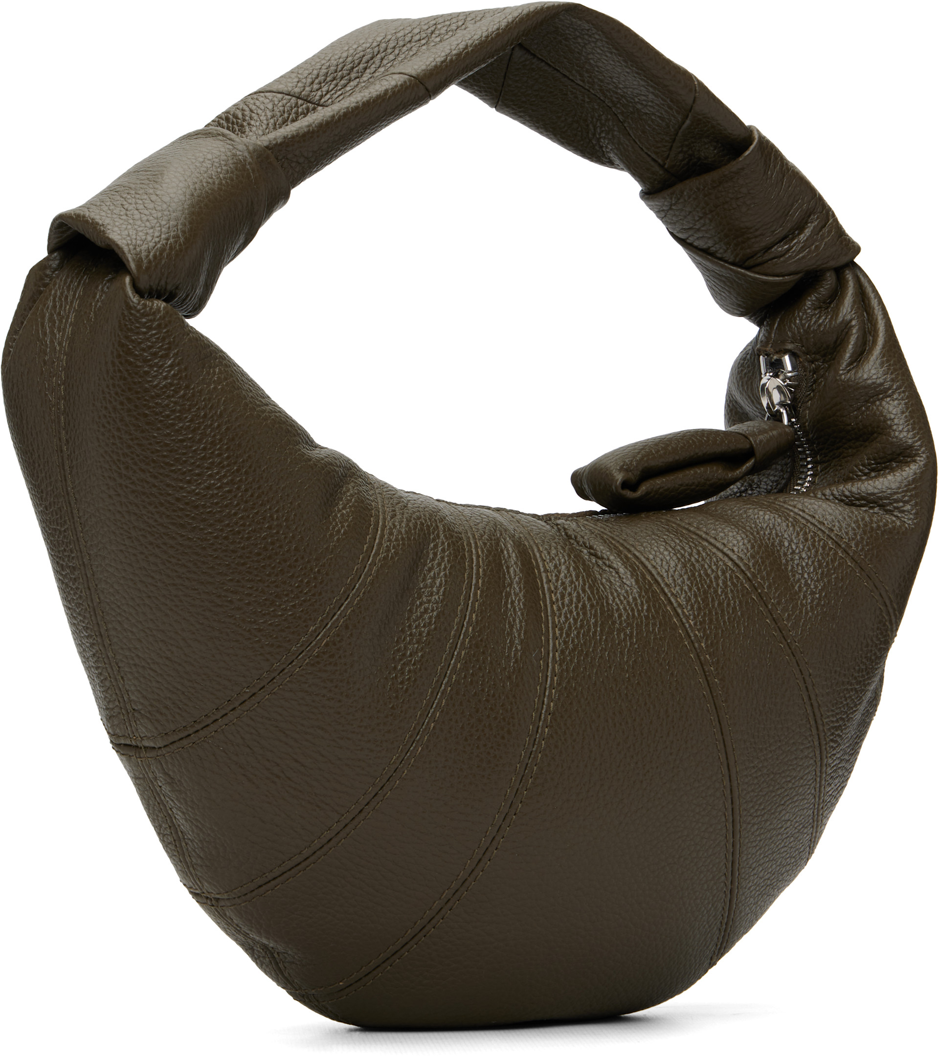 LEMAIRE: Khaki Mini Fortune Croissant Bag | SSENSE