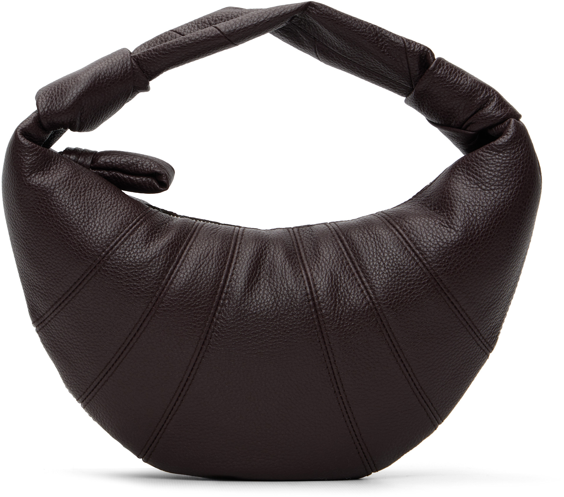 LEMAIRE: Brown Mini Fortune Croissant Bag | SSENSE