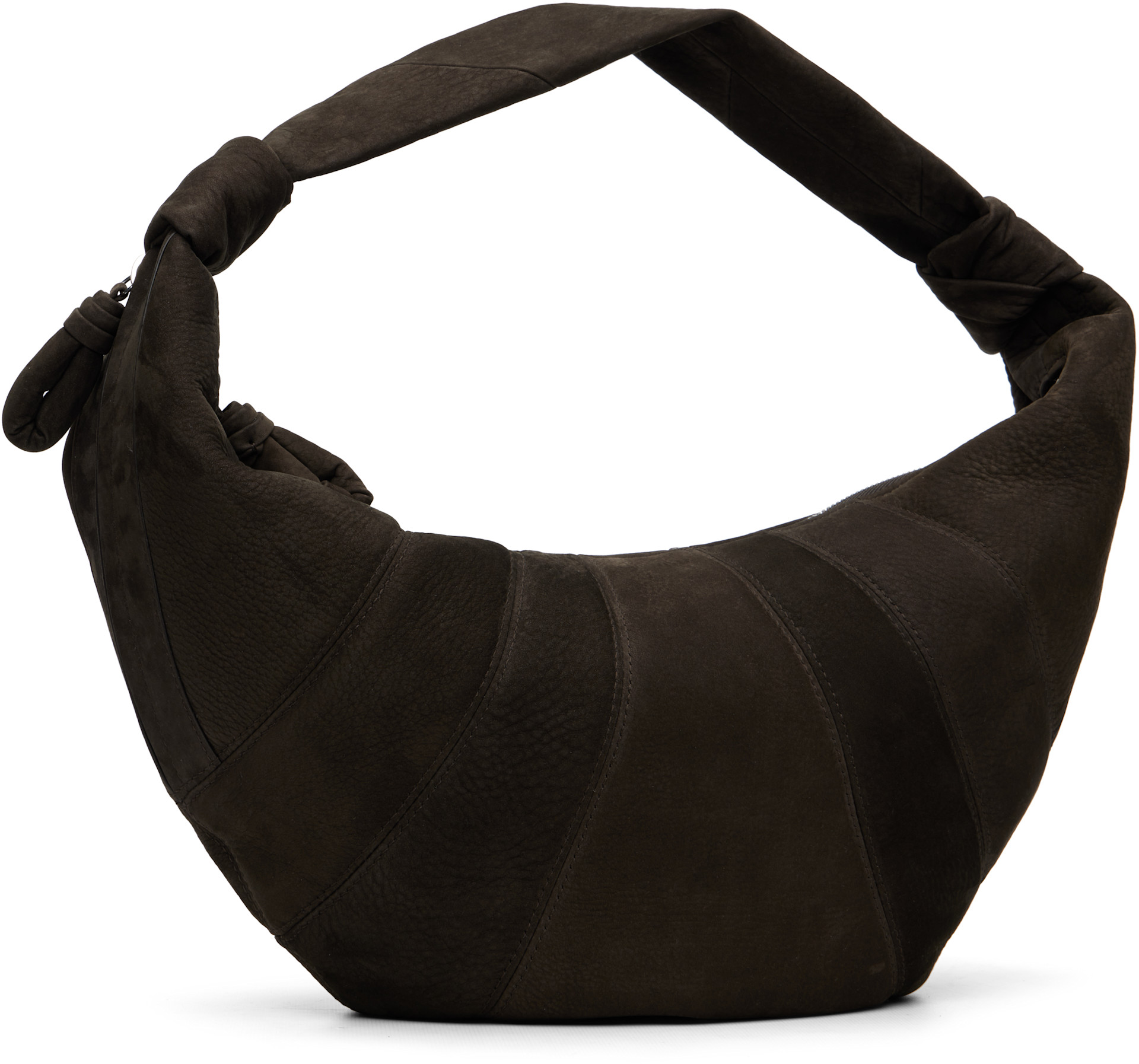 LEMAIRE - Sac Fortune Croissant brun