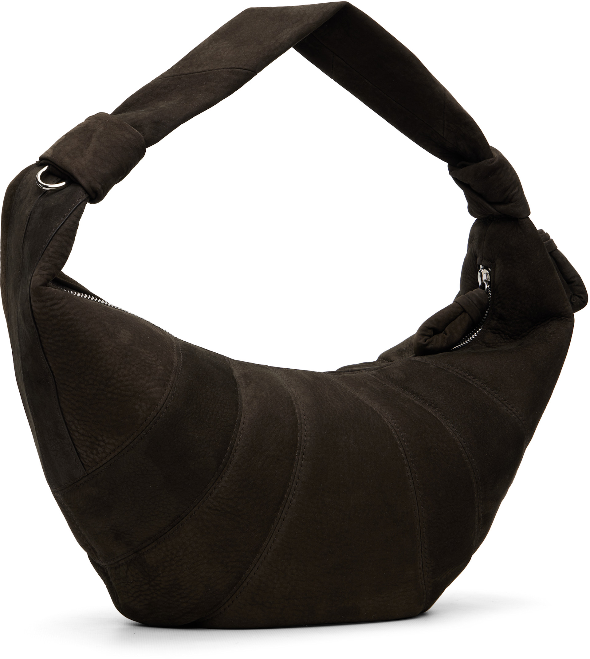 LEMAIRE - Sac Fortune Croissant brun