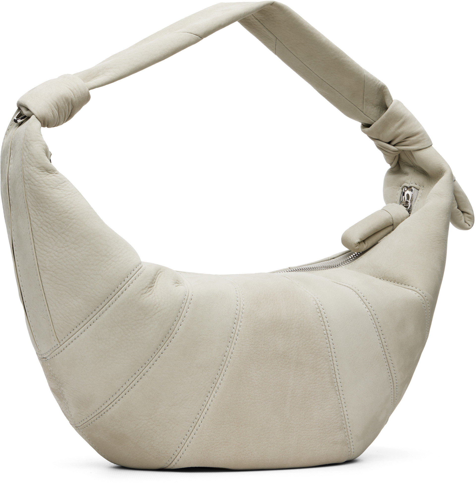 バッグ LEMAIRE Small Soft Croissant - Ivory LEMAIRE: Off-White Fortune Croissant Bag | SSENSE