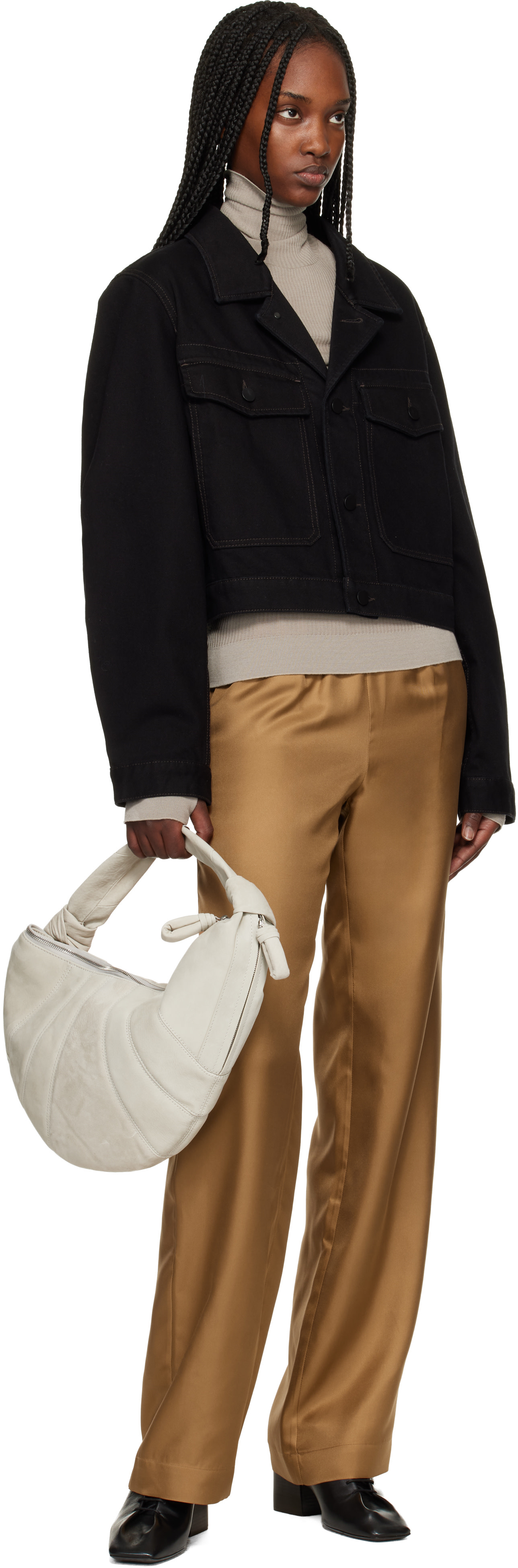 LEMAIRE: Off-White Fortune Croissant Bag | SSENSE