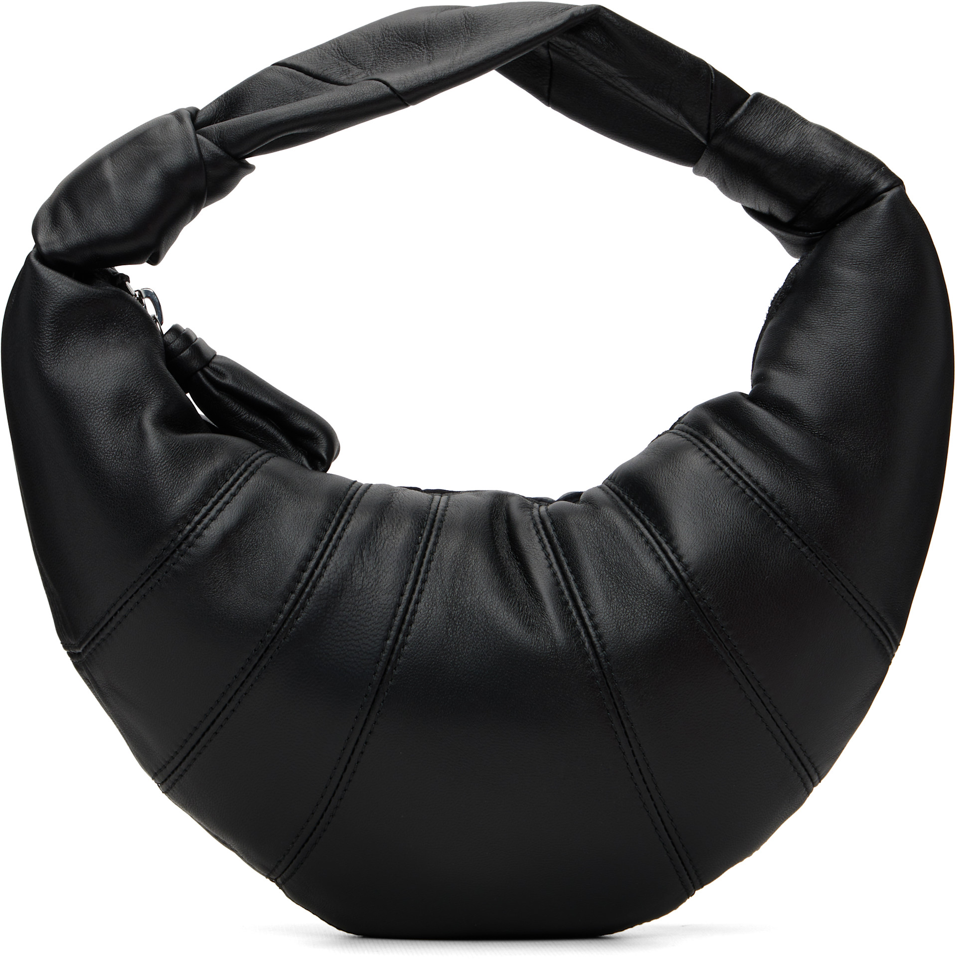 LEMAIRE: Black Mini Fortune Croissant Bag | SSENSE Canada